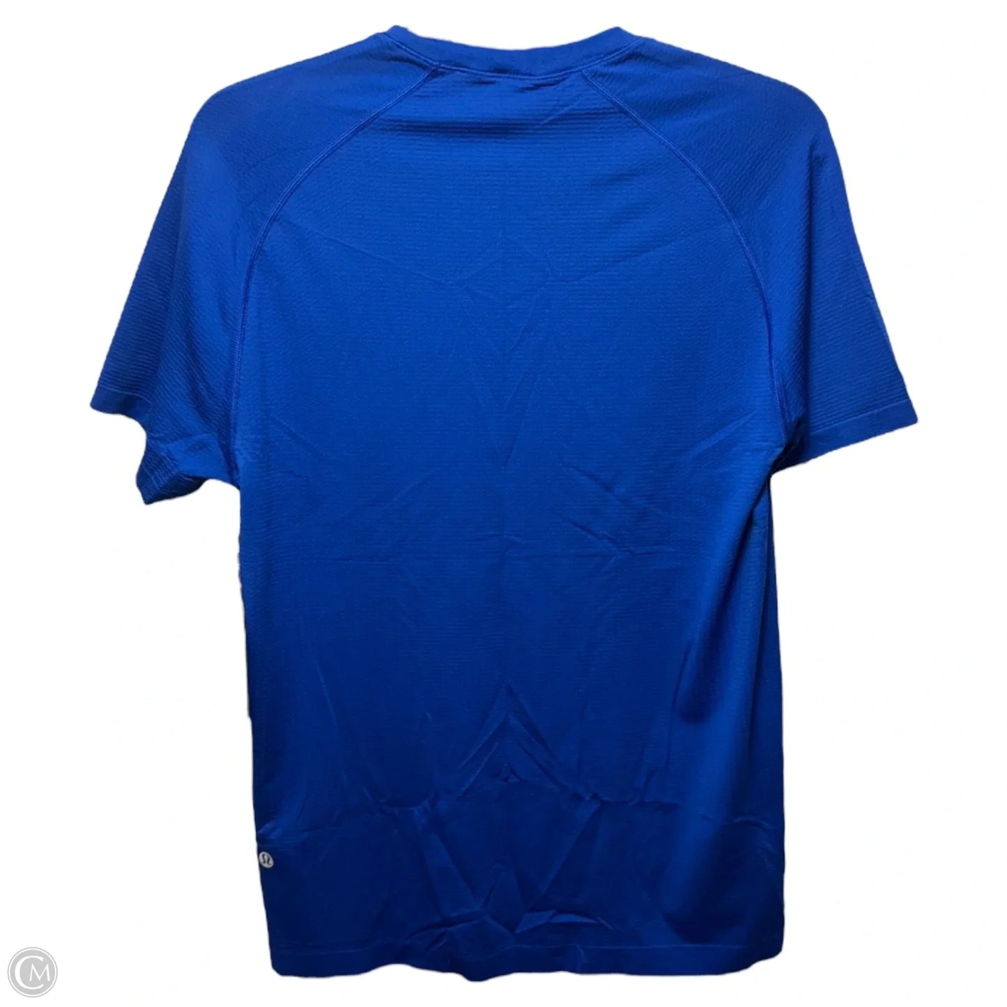 Athletic Top Short Sleeve By Lululemon In Blue, Size: S