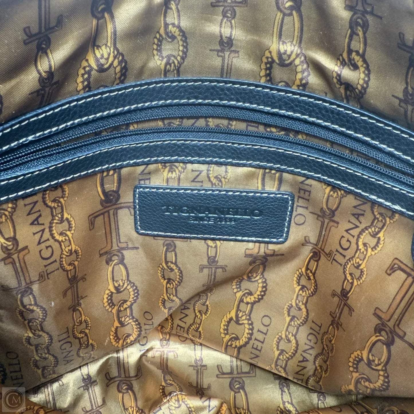 Handbag Leather By Tignanello Purses, Size: Medium