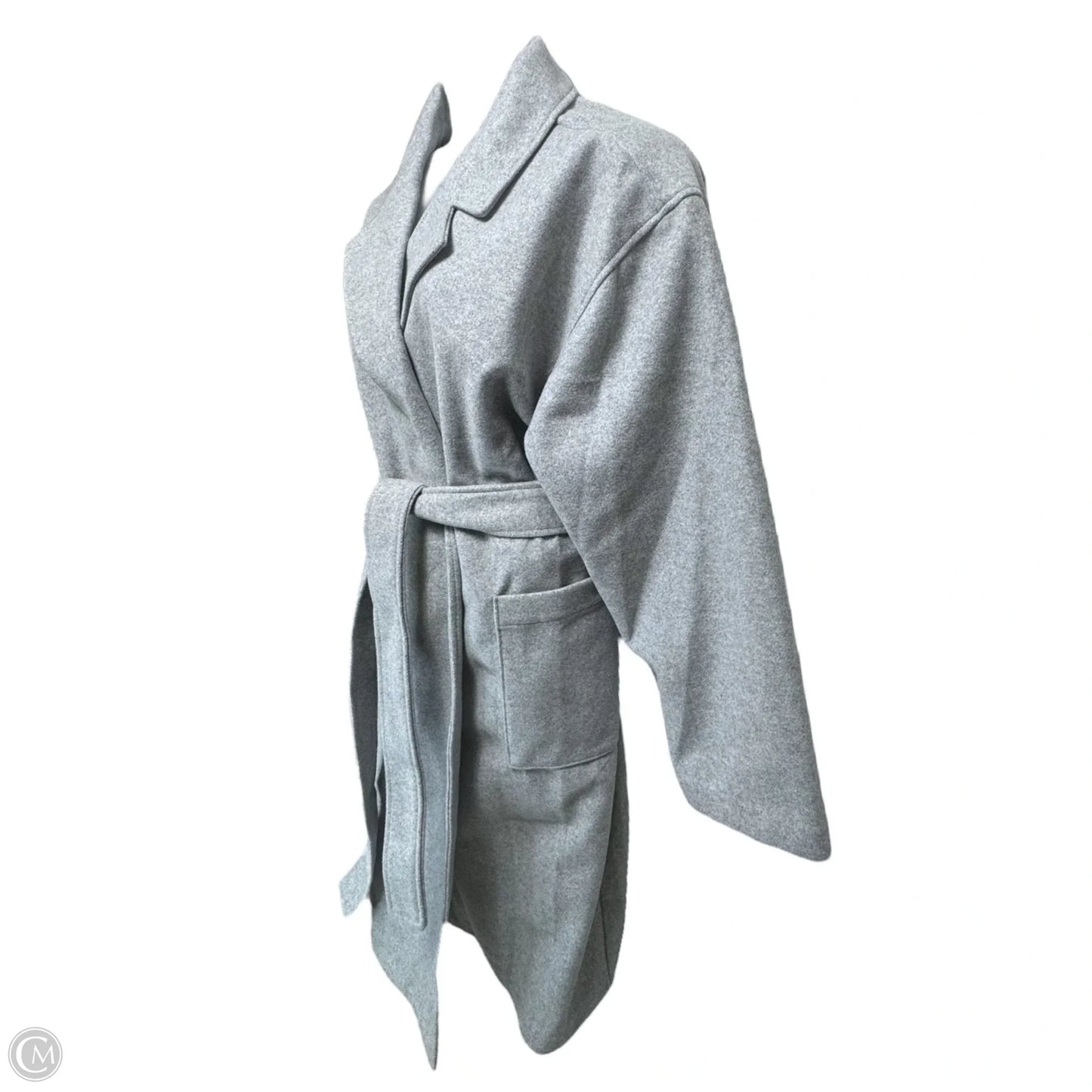 Coat Trench Coat By Gap In Grey, Size: Xxl