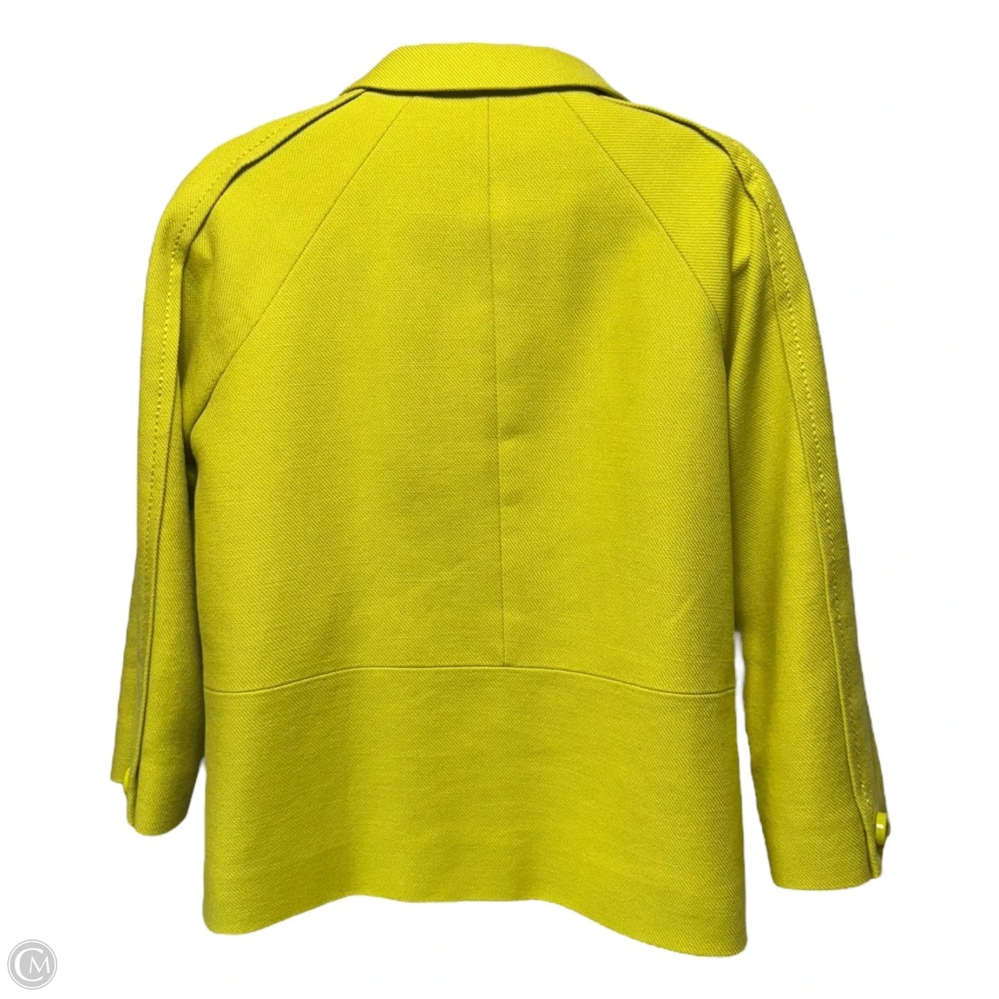 Jacket Designer By Kate Spade In Chartreuse, Size: 6