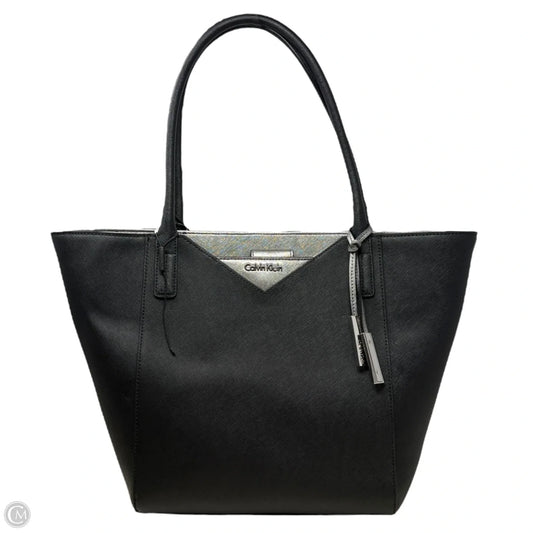 Saffiano Leather Tote By Calvin Klein, Size: Large