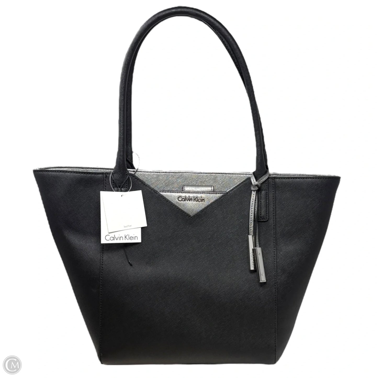 Saffiano Leather Tote By Calvin Klein, Size: Large