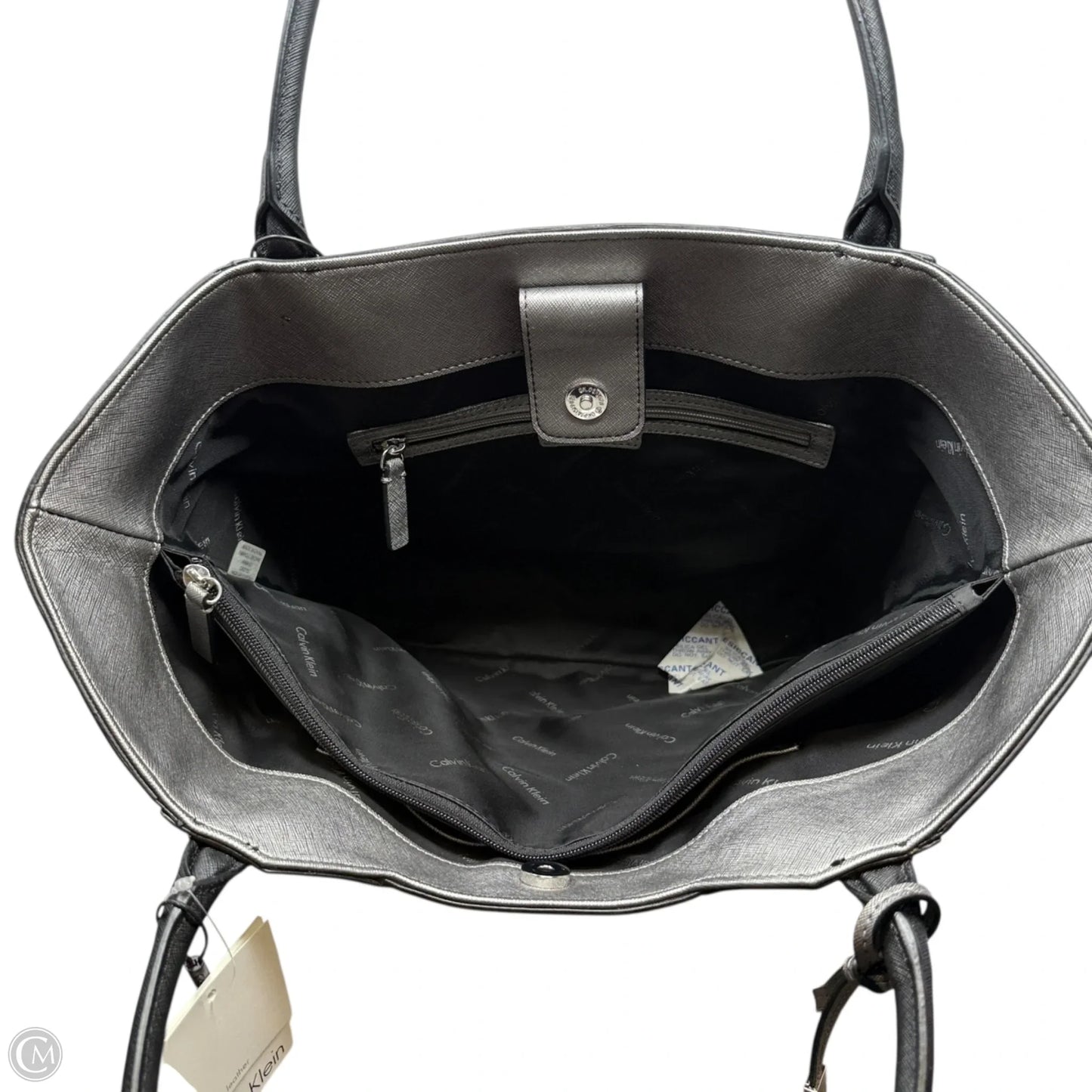 Saffiano Leather Tote By Calvin Klein, Size: Large