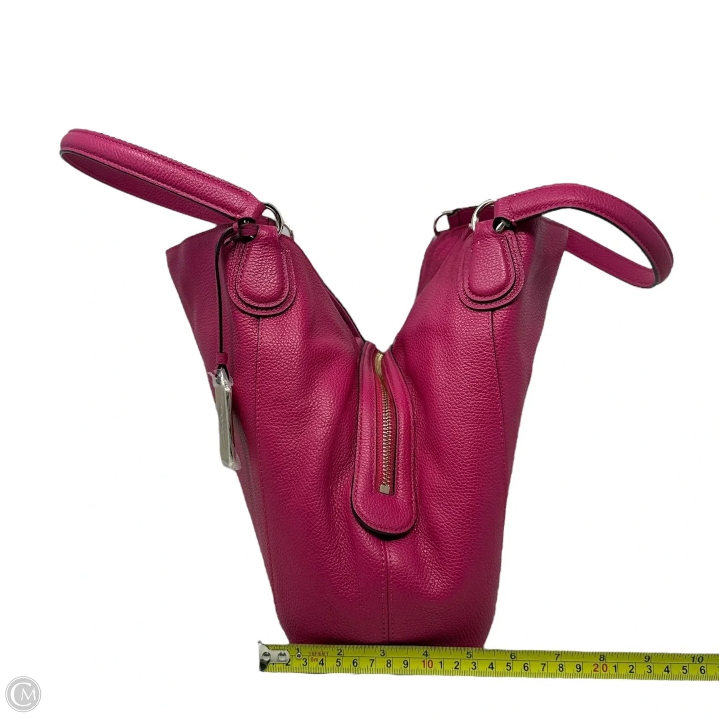 Pebbled Leather Edie 31 Shoulder Bag Designer By Coach, Size: Medium