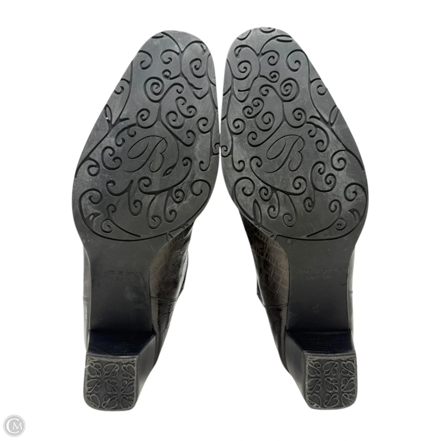 Toby Western Boots By Brighton In Black & Brown, Size: 8