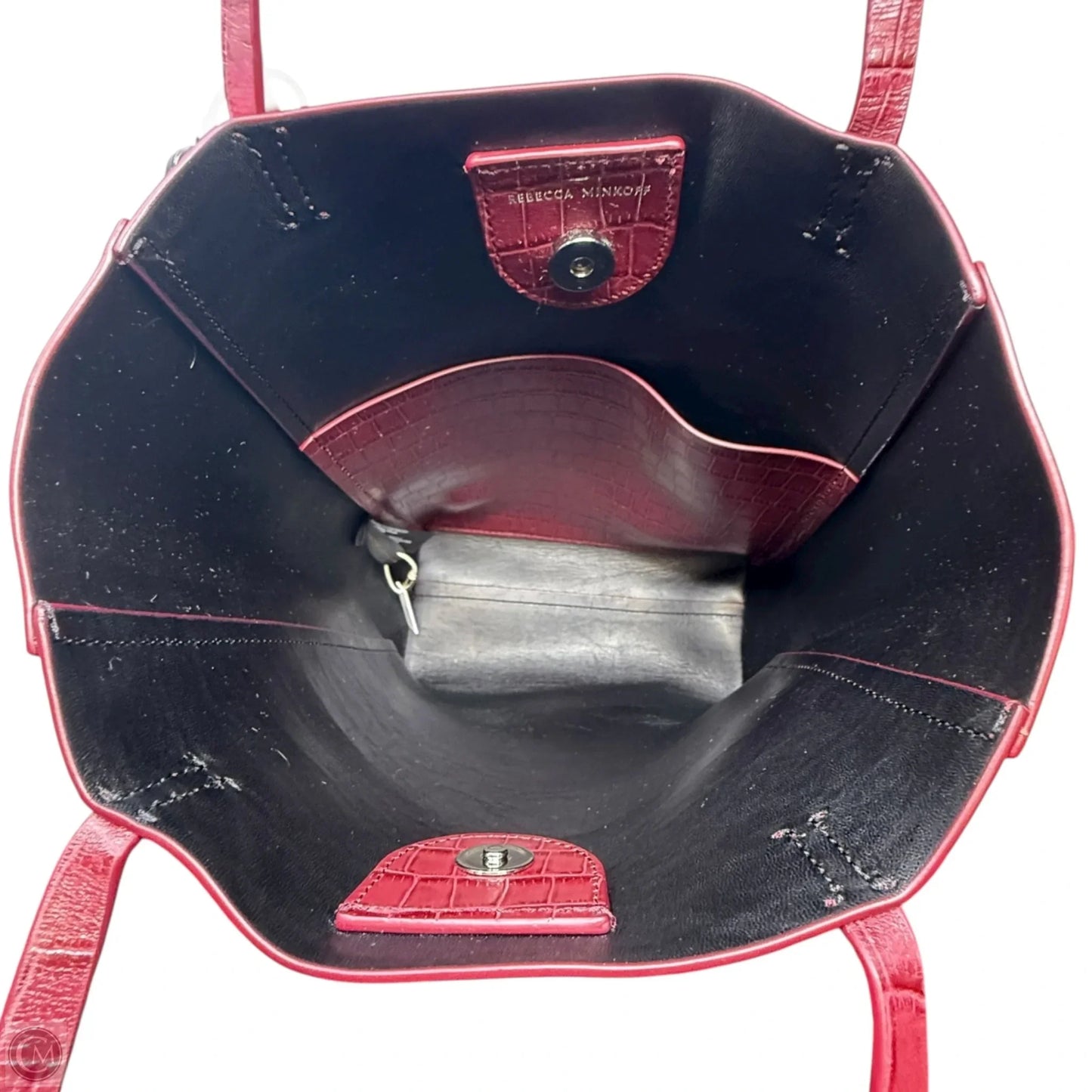 Stella Small Tote Designer By Rebecca Minkoff In Pinot Noir, Size: Medium