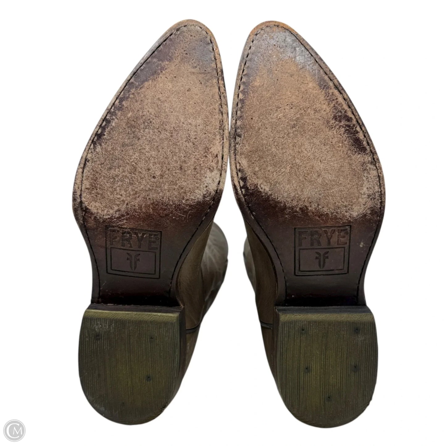 Billy Pull-On Western Boots Designer By Frye In Grey, Size: 8