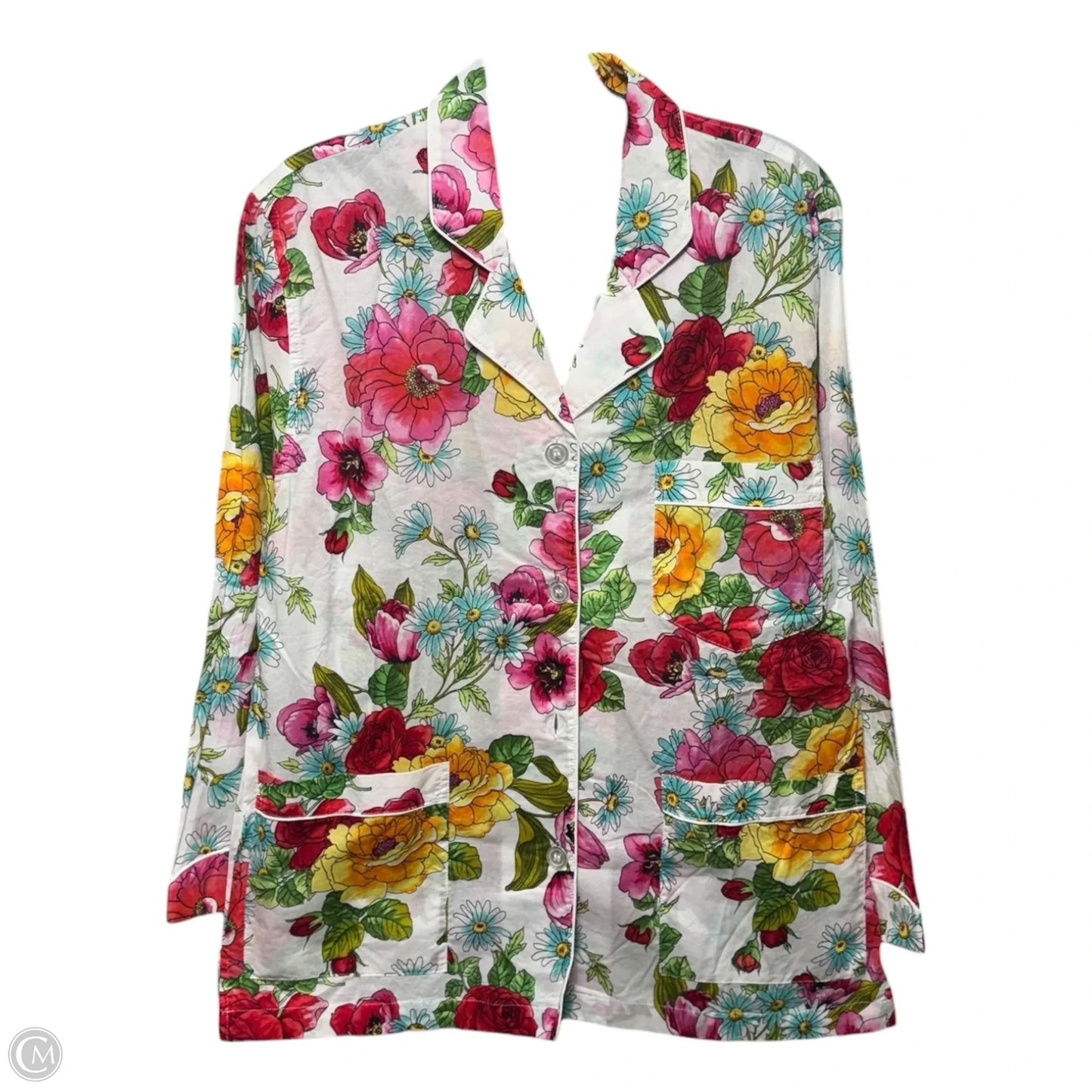 Pajamas 2pc By Victorias Secret In Floral Print, Size: Xs