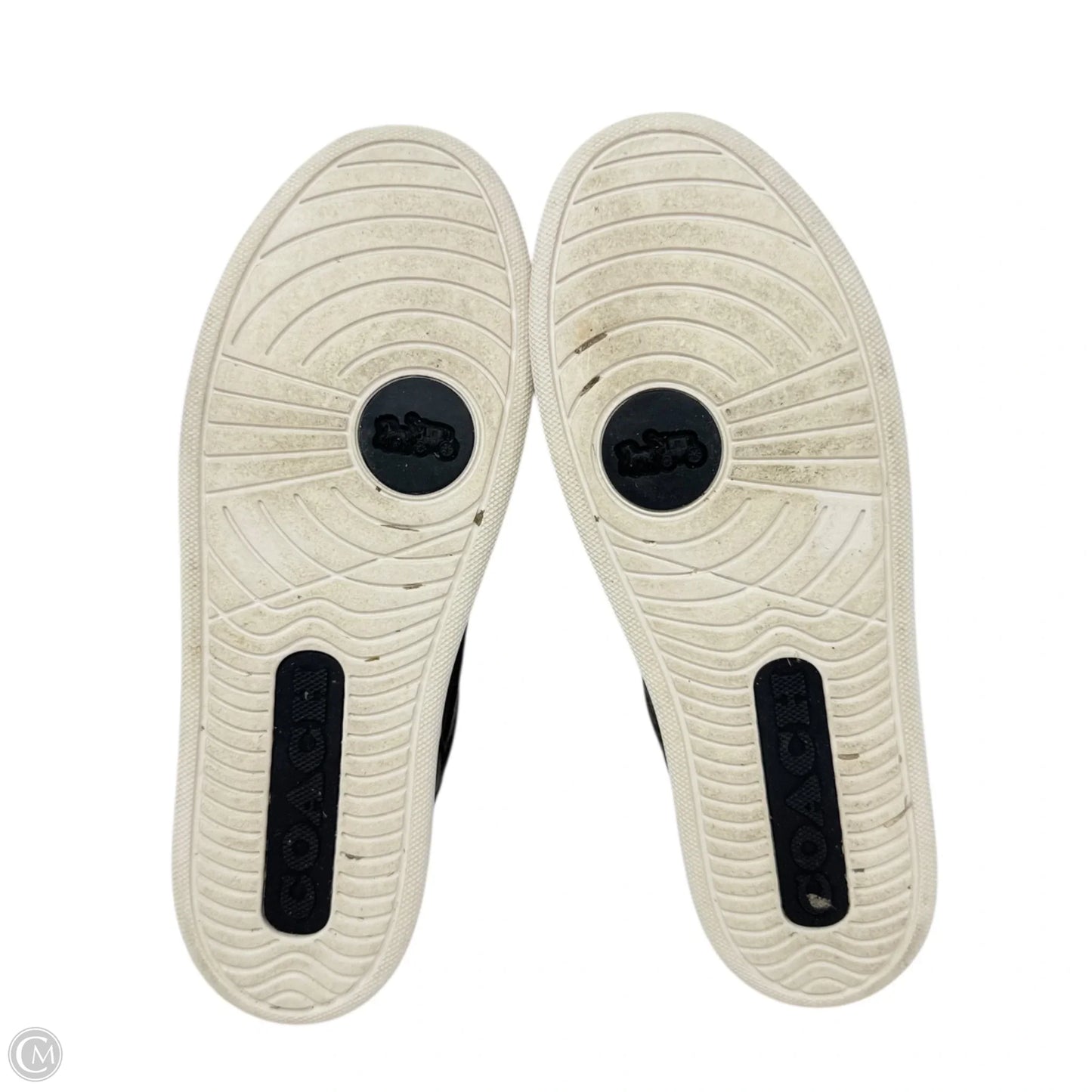 Clip Court Sneakers Designer By Coach In Black, Size: 9