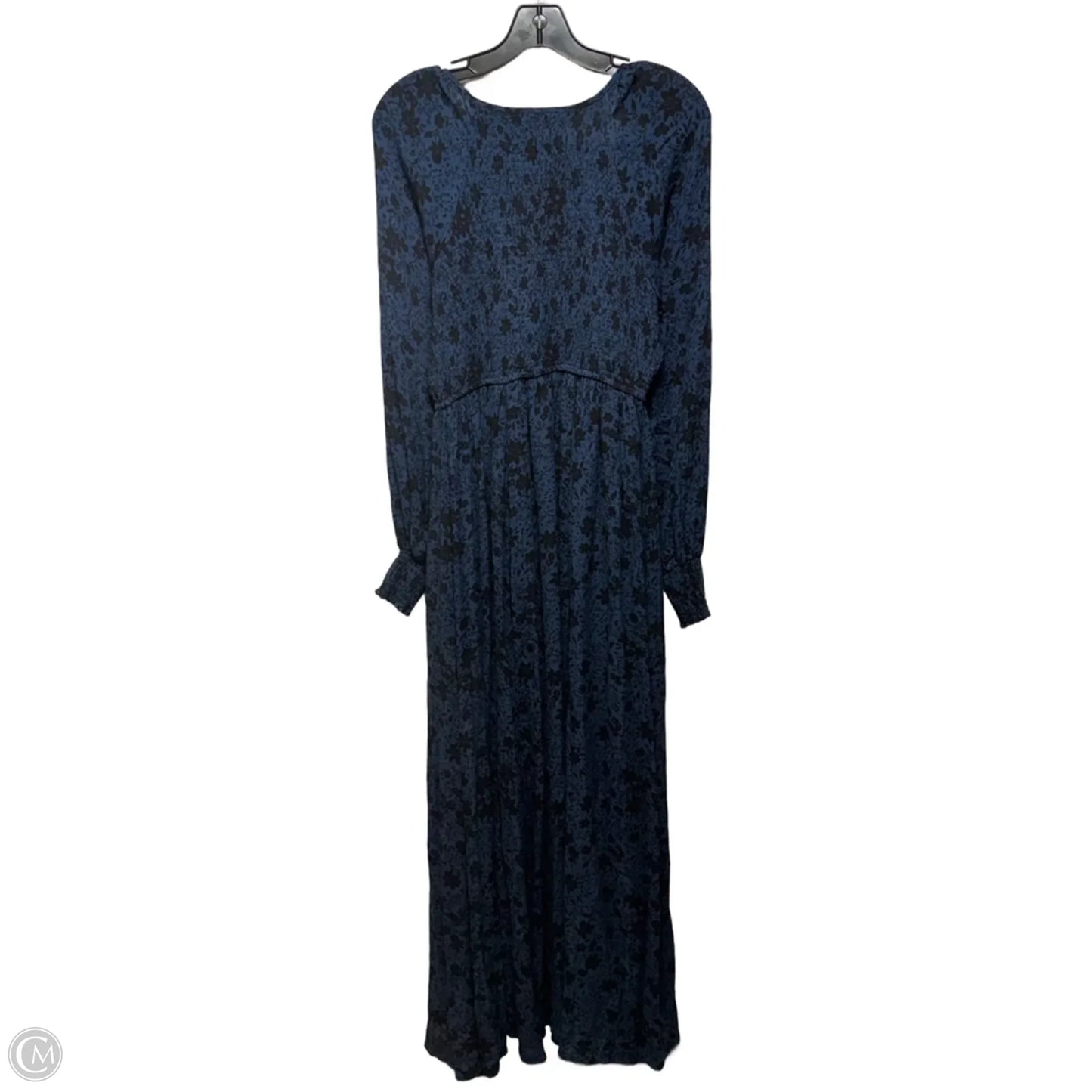 Dress Casual Maxi By In Loom In Black & Blue, Size: S