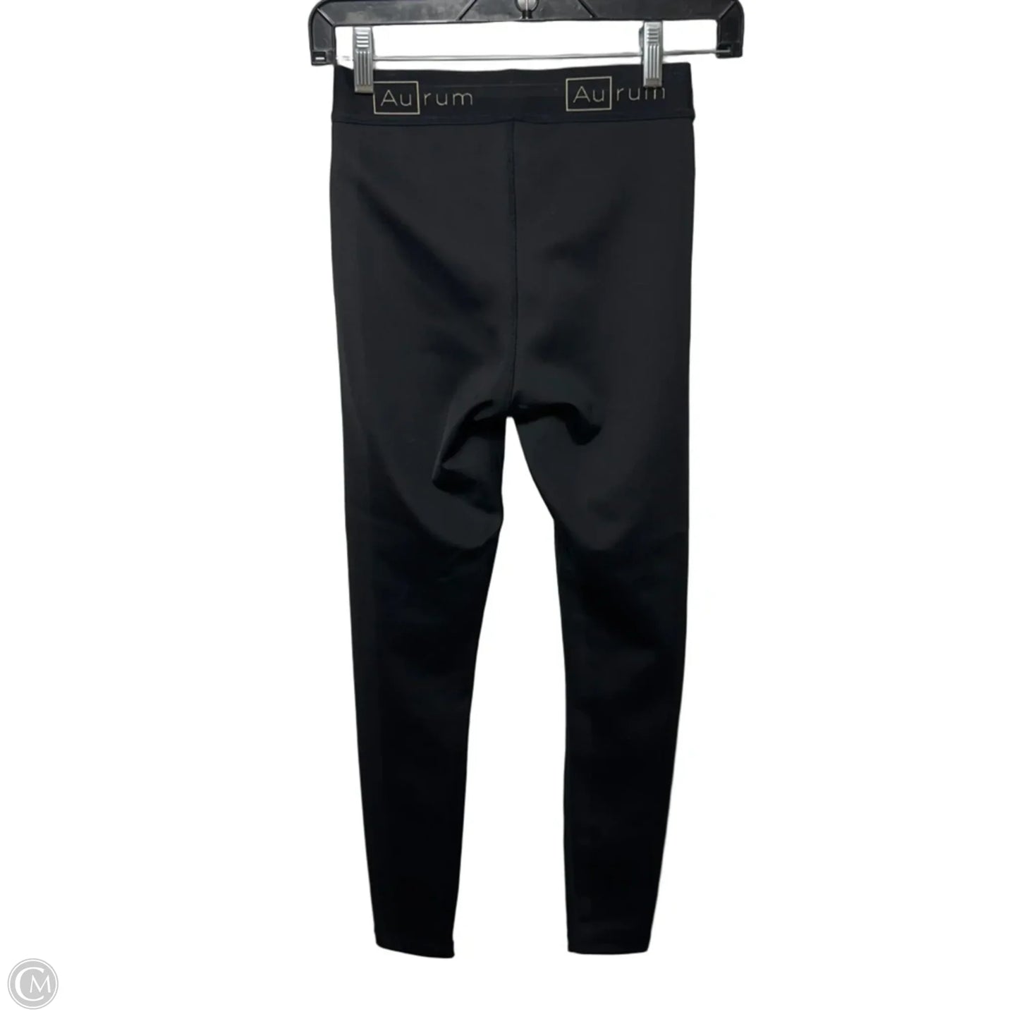 Athletic Leggings By Au Rum In Black & Gold, Size: Xs