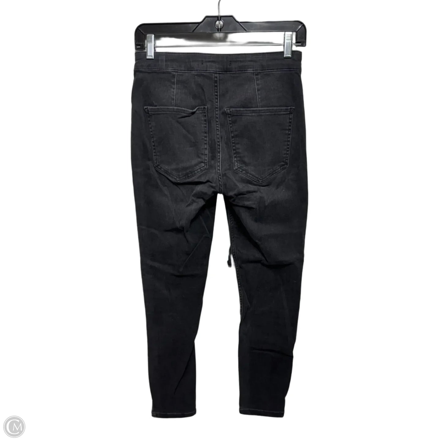 Jeans Skinny By Free People In Black, Size: 4/27