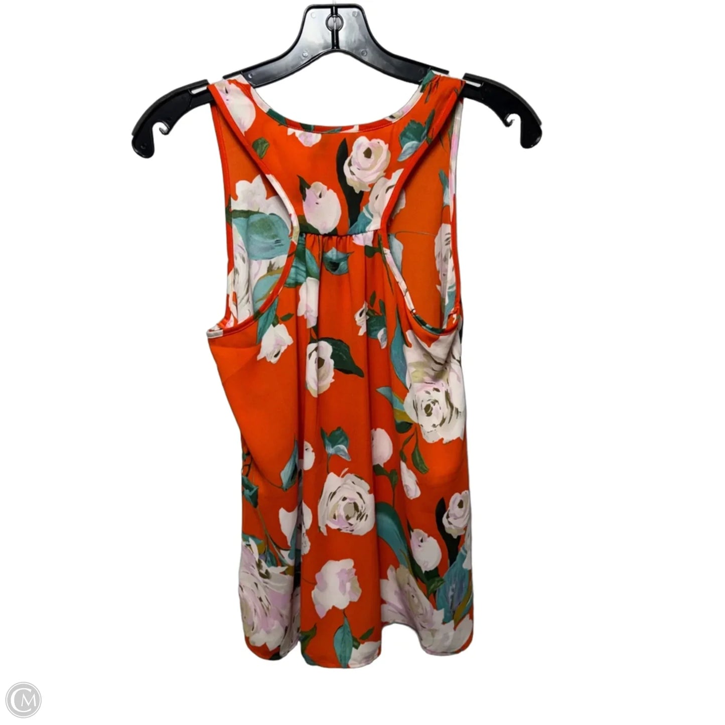 Top Sleeveless By Cabi In Floral Print, Size: Xs