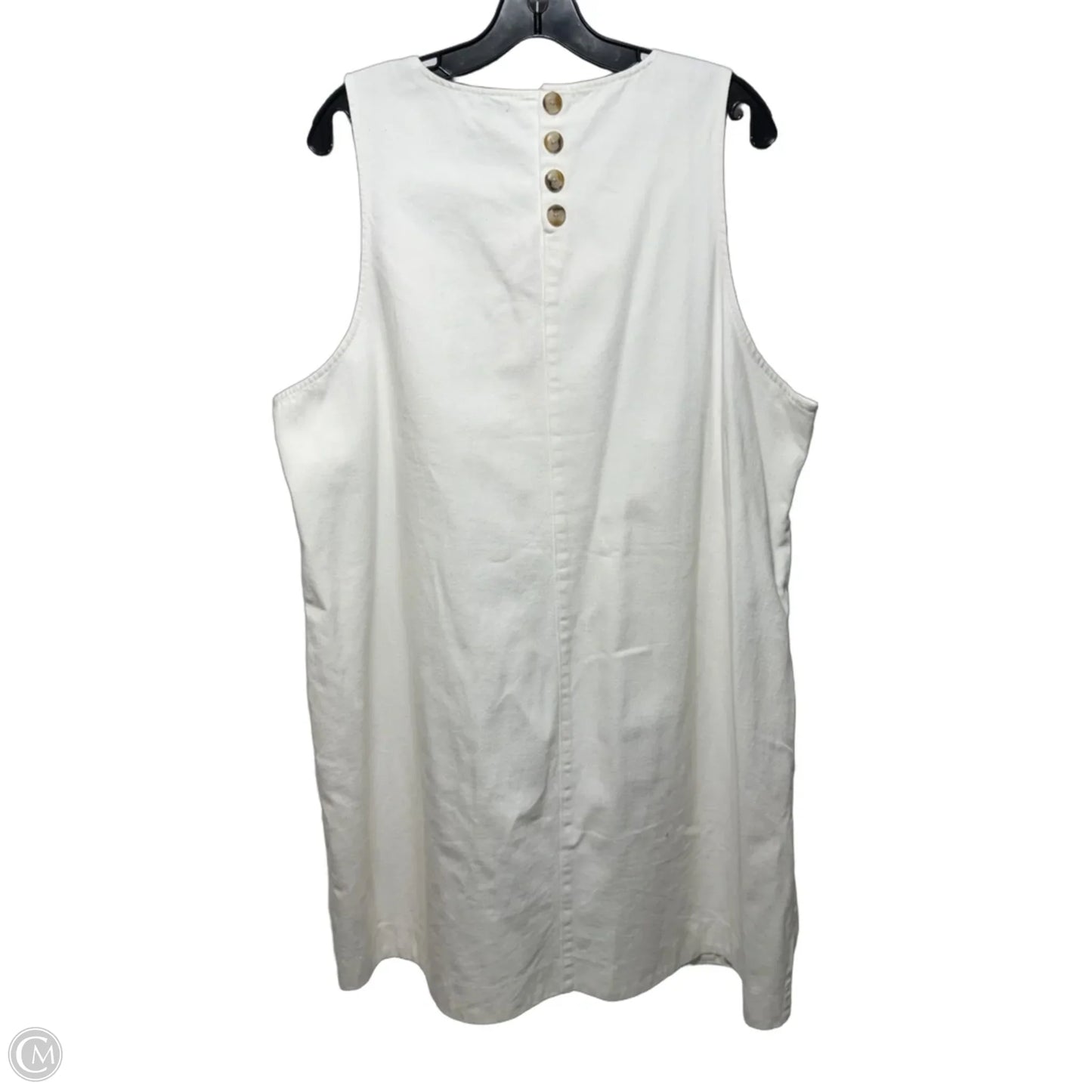 Dress Casual Midi By J. Crew In White, Size: 20