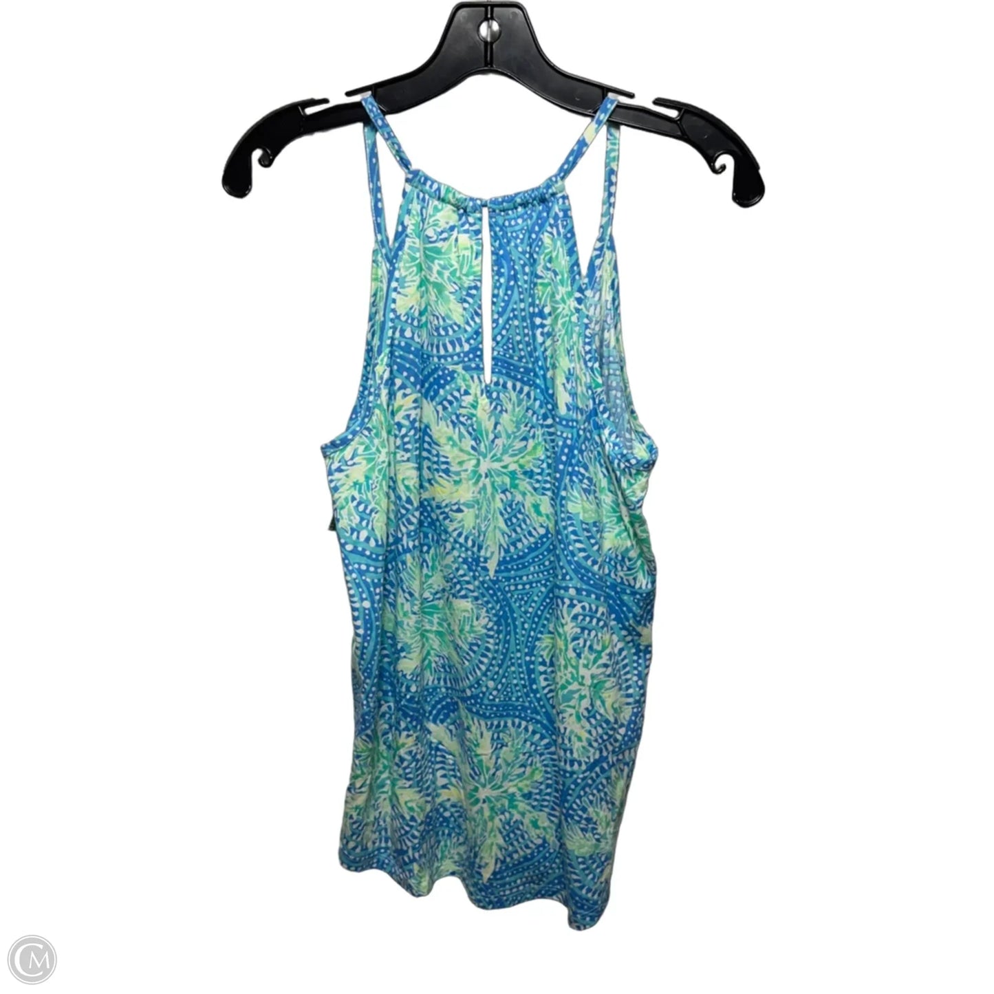Top Sleeveless Designer By Lilly Pulitzer In Blue & Green, Size: S