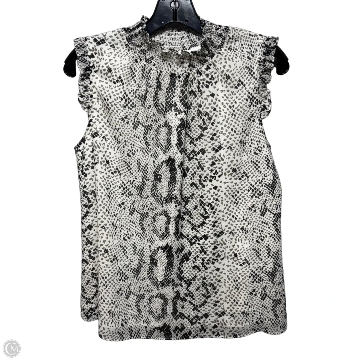 Top Sleeveless By J. Crew In Snakeskin Print, Size: 2