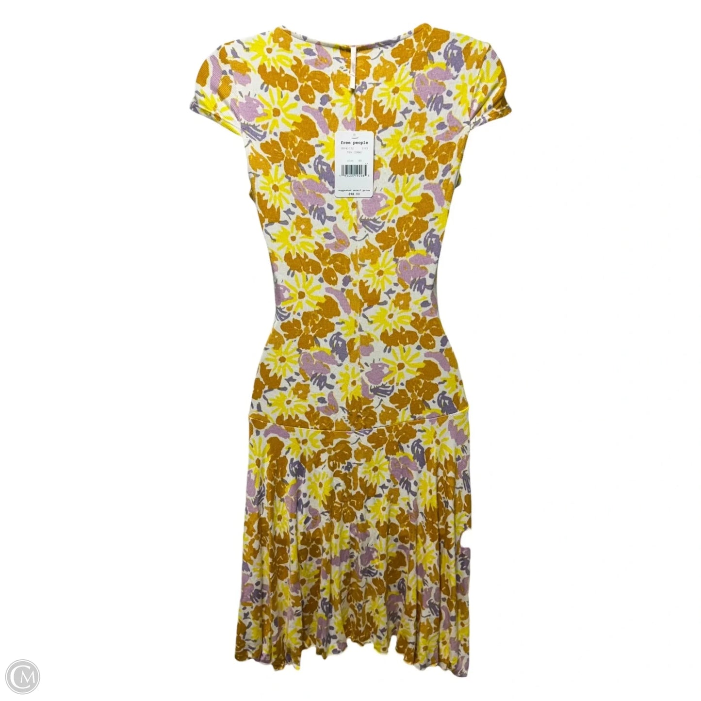 Key to Your Heart Ruched Mini Dress By Free People In Floral Print, Size: XS