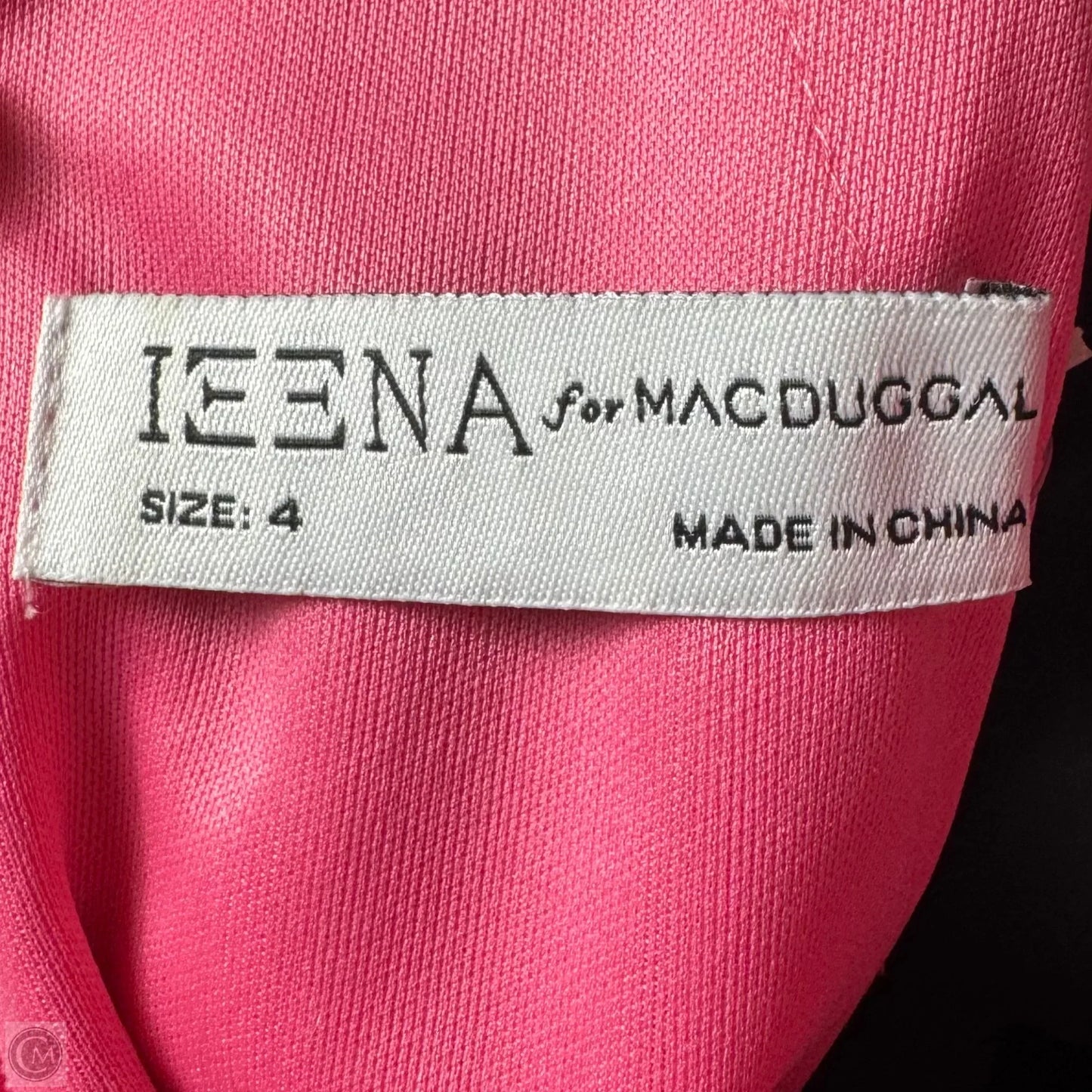Pleated Halter Neck Mini Dress By IEENA For Mac Duggal In Pink, Size: 4