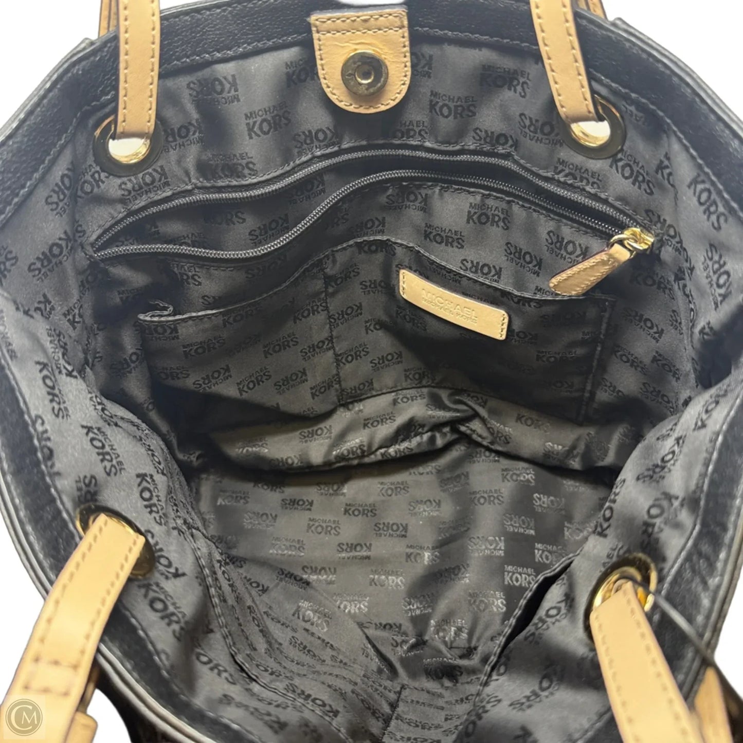 Jet Set Travel Leather Tote By Michael By Michael Kors, Size: Medium