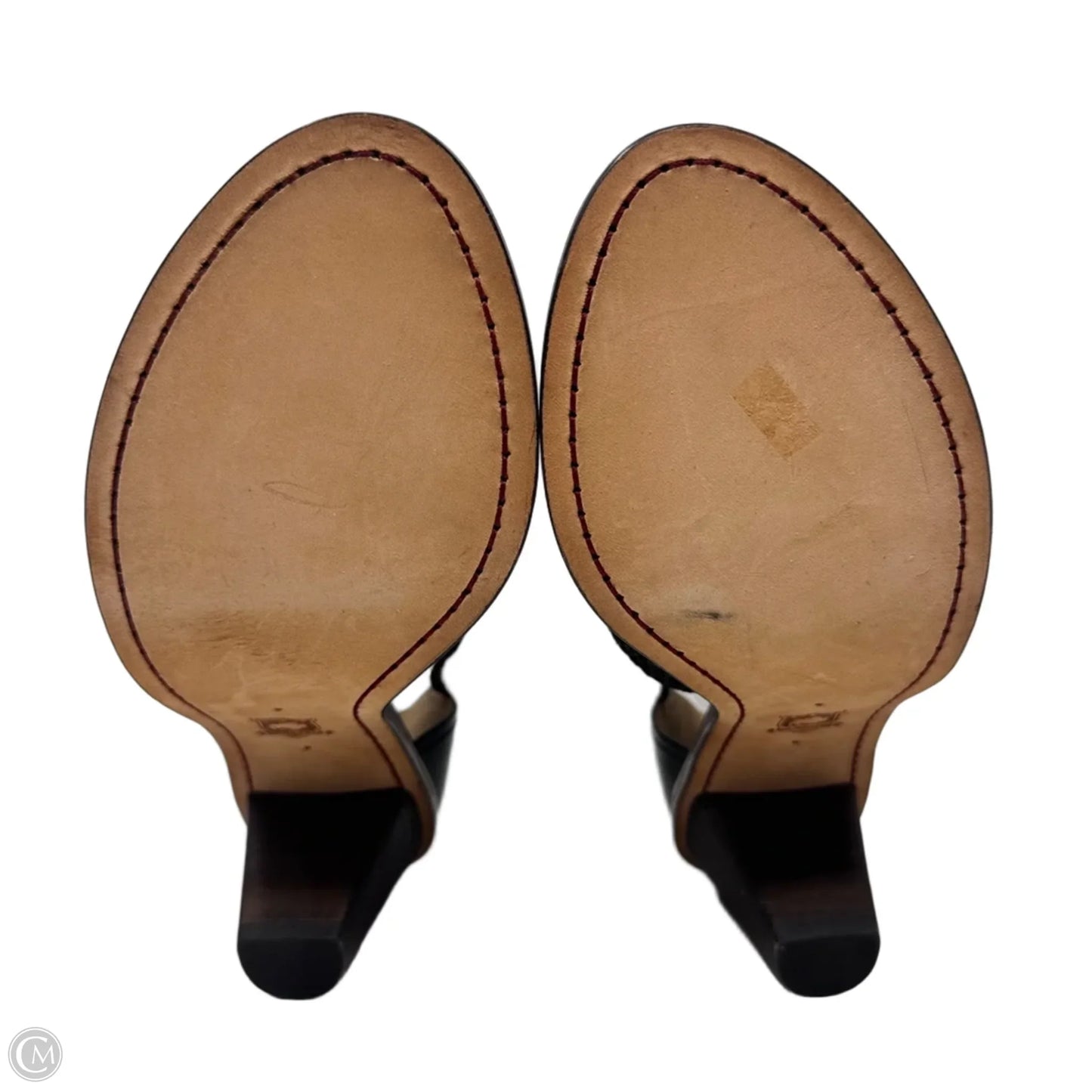 Ginger Shoes Heels Block By Trask In Black, Size: 8.5