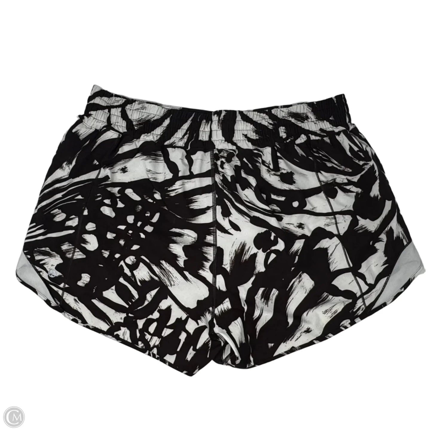 Athletic Shorts By Lululemon In Brown & Cream, Size: 14
