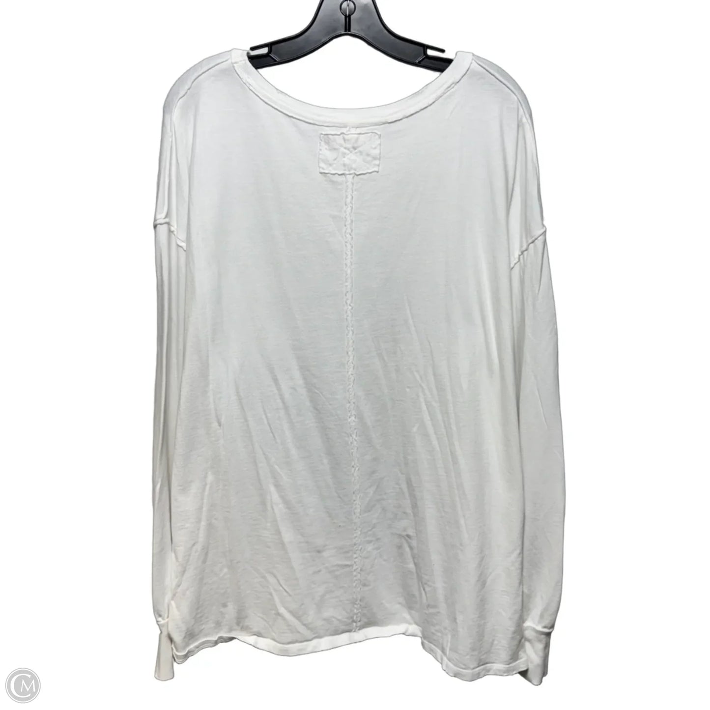 Pocket Tee Top Long Sleeve By We The Free In White, Size: L