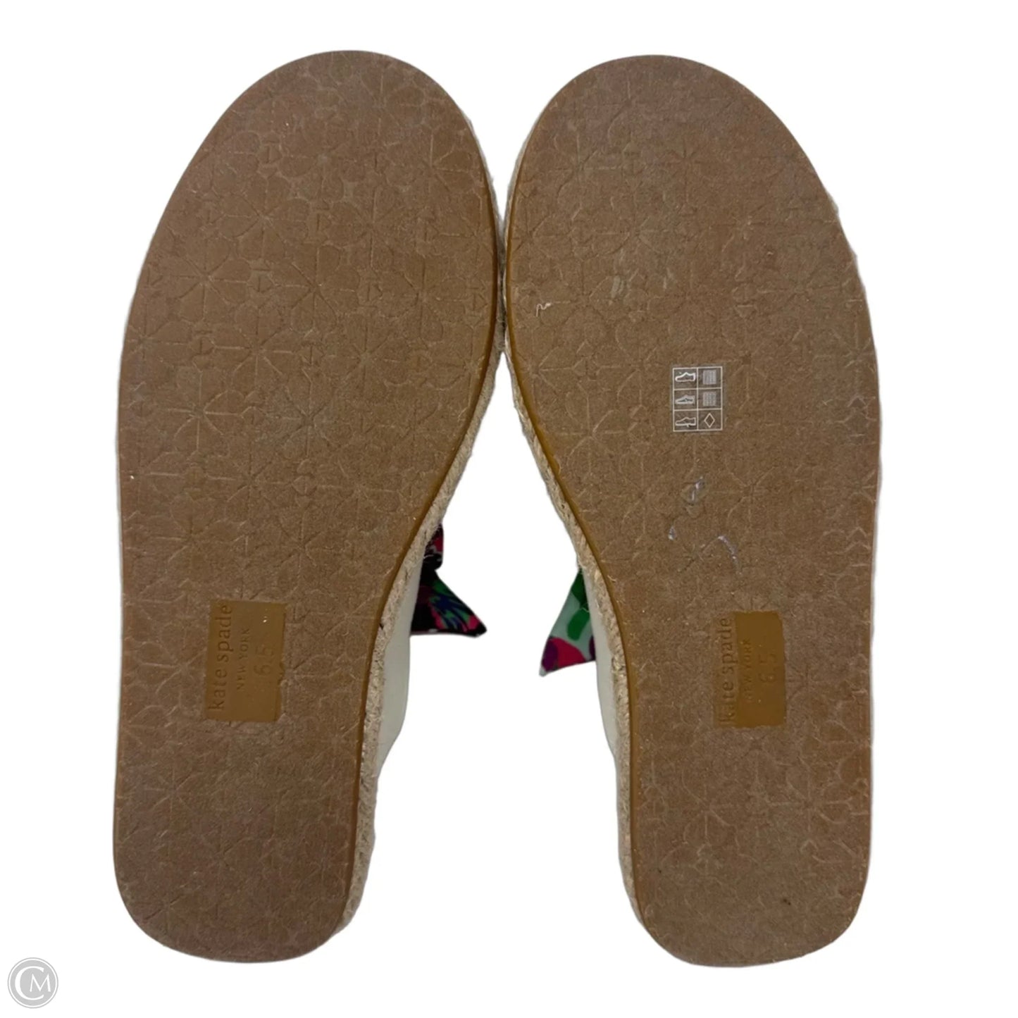 Eastwell Orchid Bloom Espadrille Shoes Designer By Kate Spade In Cream, Size: 6.5
