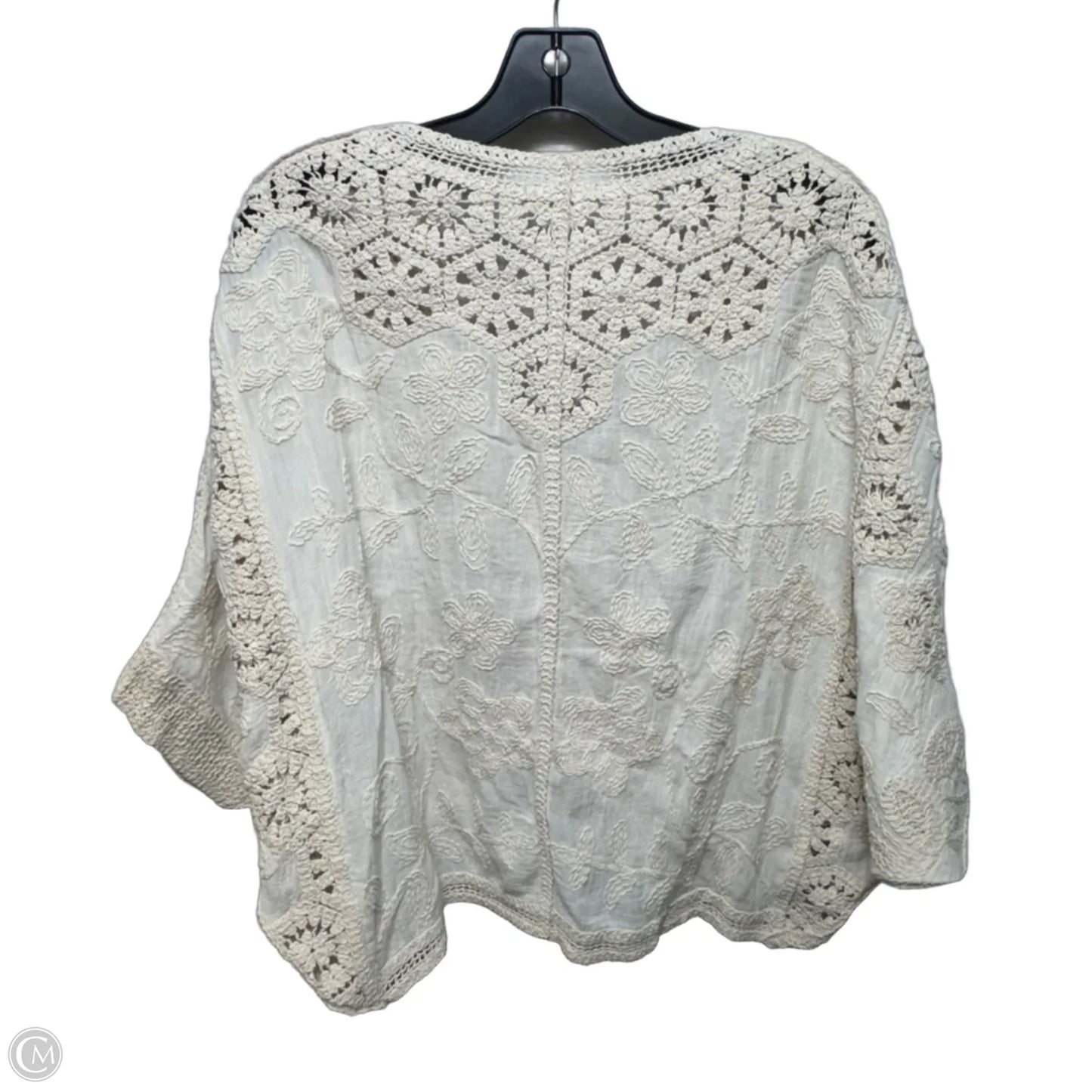 Cardigan By Easel In Cream, Size: S/M