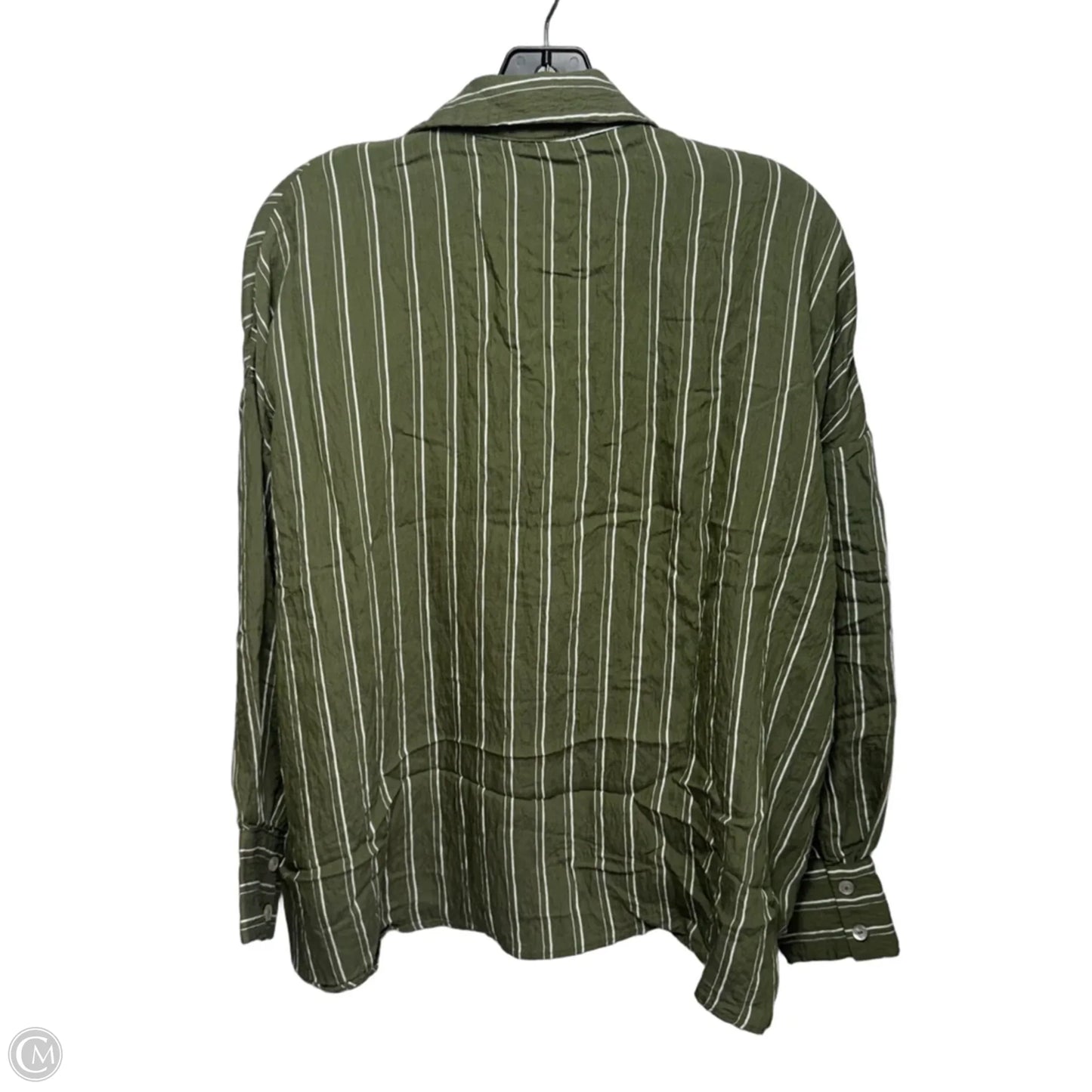 Top Long Sleeve By Anthropologie In Striped Pattern, Size: S