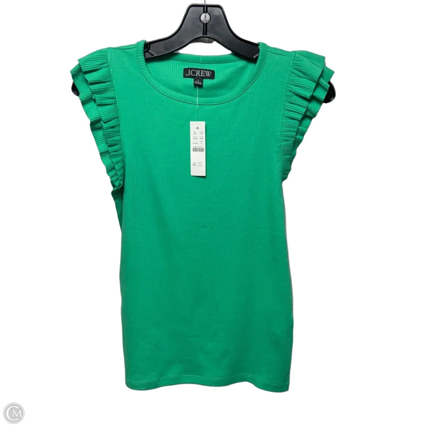 Top Sleeveless By J. Crew In Green, Size: S