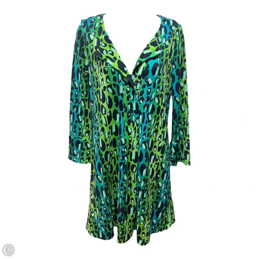 Silk Dress Designer By Diane Von Furstenberg In Animal Print, Size: 0
