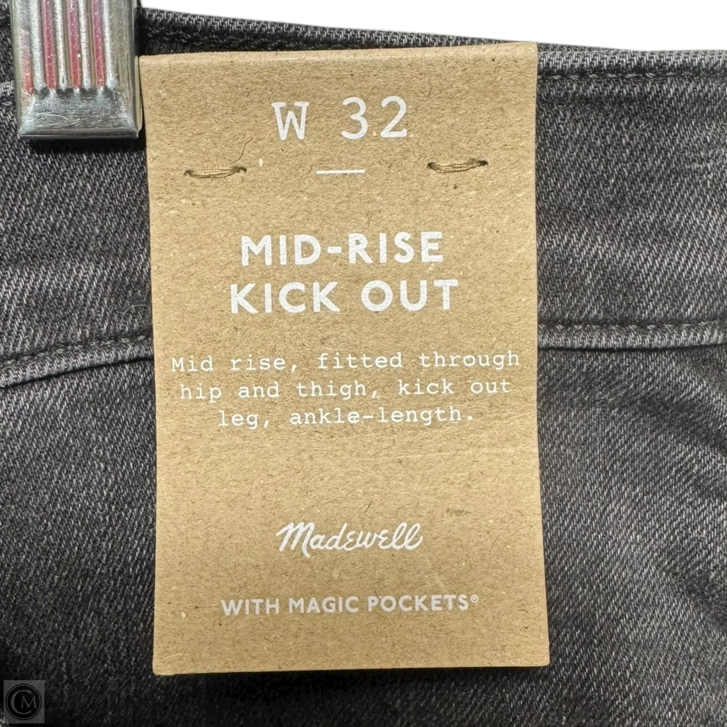 Mid-Rise Kick Out Jeans By Madewell In Grey, Size: 14/32