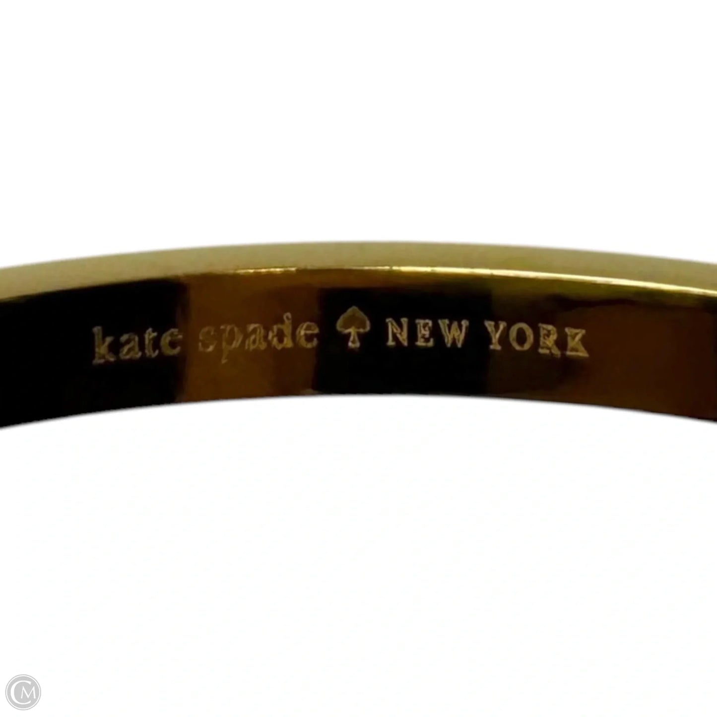 Enamel Spade Hinged Cuff Bracelet Designer By Kate Spade