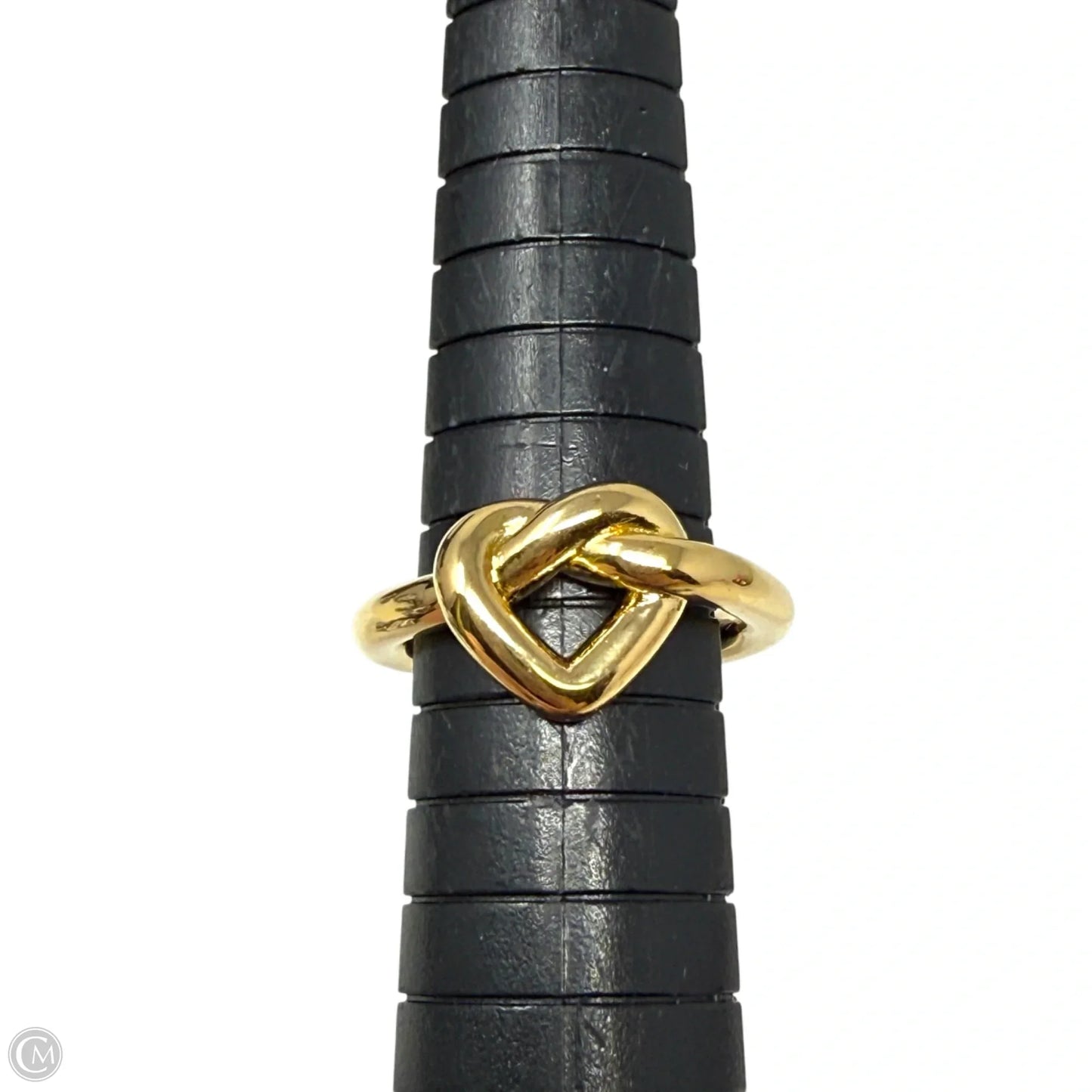 Bronze Love Knot Heart Ring By Dyadema Italy