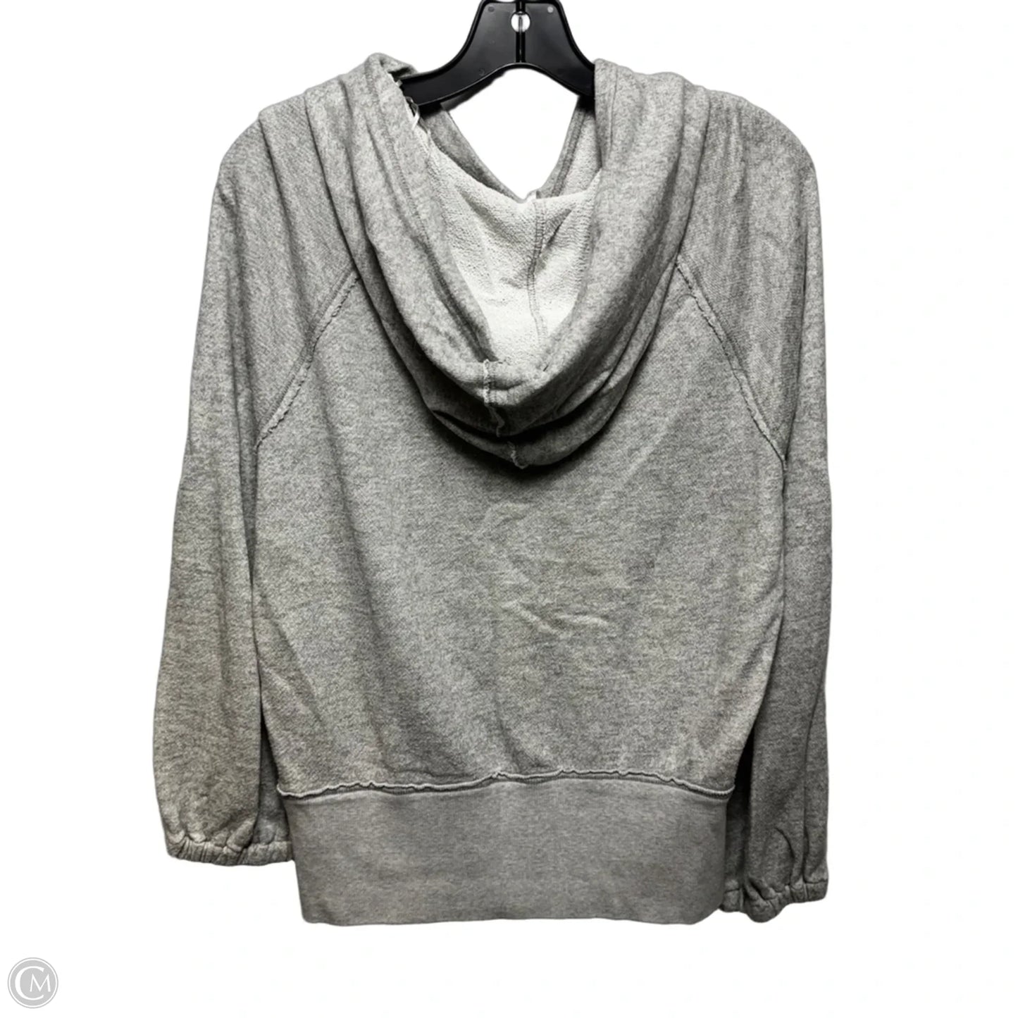 Sweatshirt Hoodie By Free People In Grey, Size: S