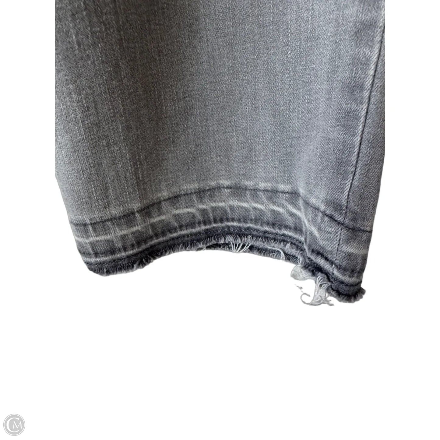 Jeans Straight By White House Black Market In Grey Denim, Size: 4