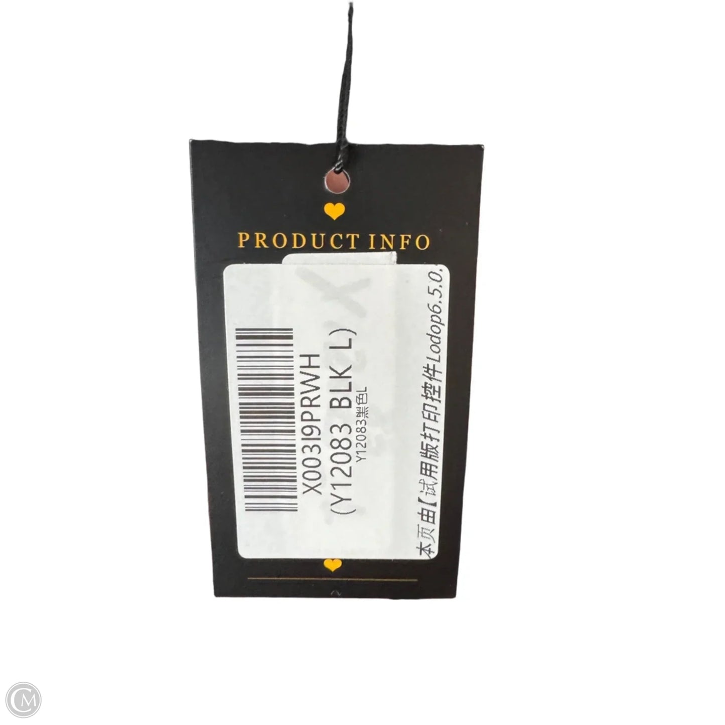 Dress Party Long By Clothes Mentor In Black, Size: L