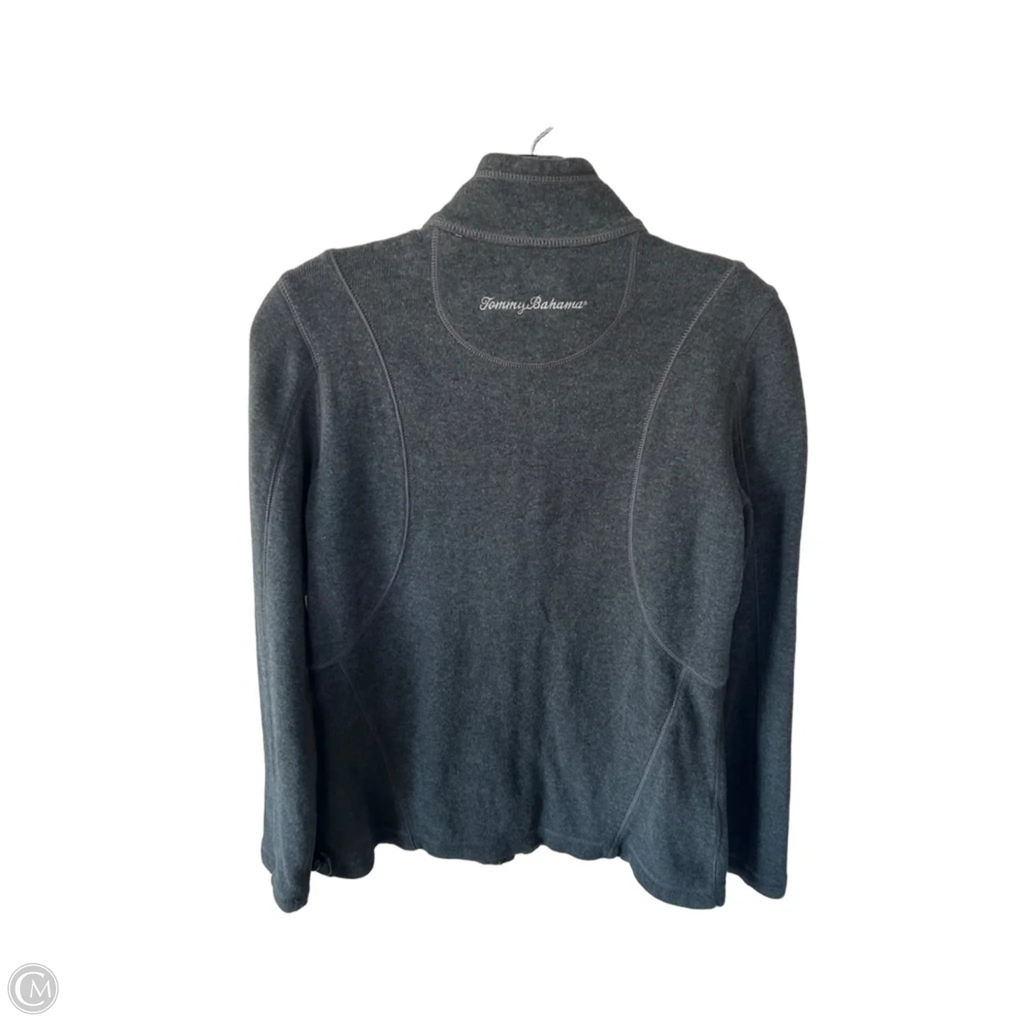Sweatshirt Collar By Tommy Bahama In Grey, Size: S