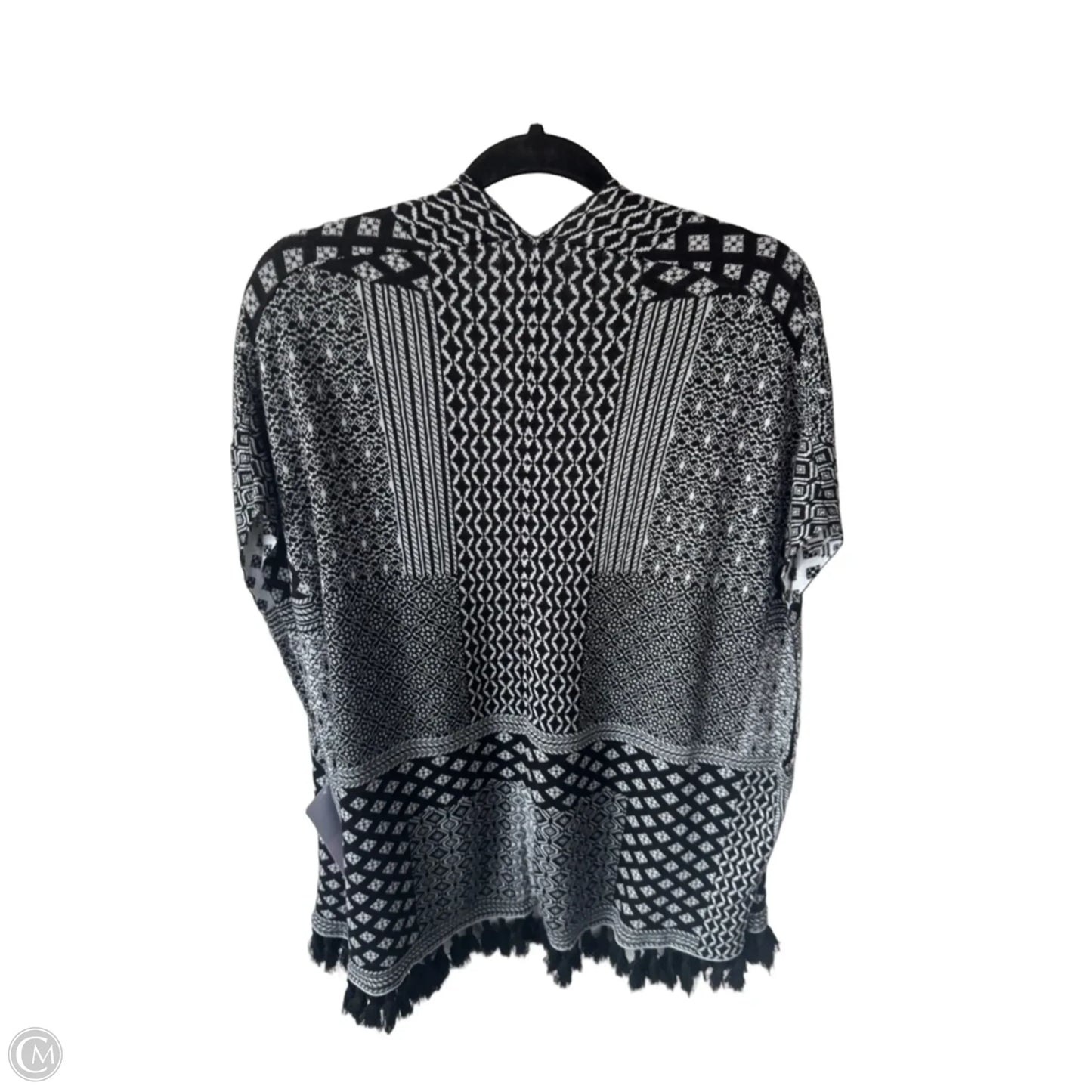 Kimono By Not Your Daughters Jeans In Black & White, Size: Xs