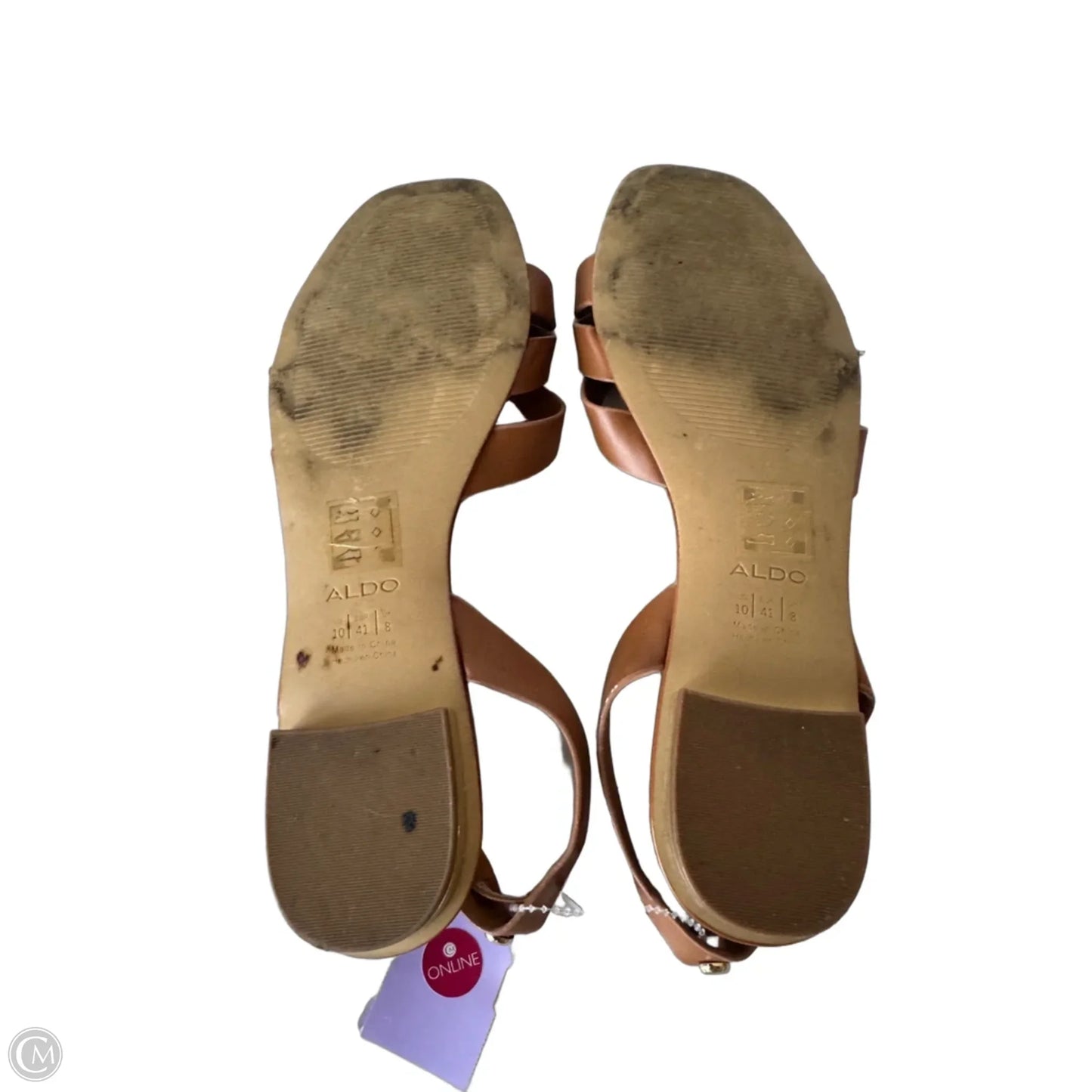 Sandals Flats By Aldo In Brown, Size: 10