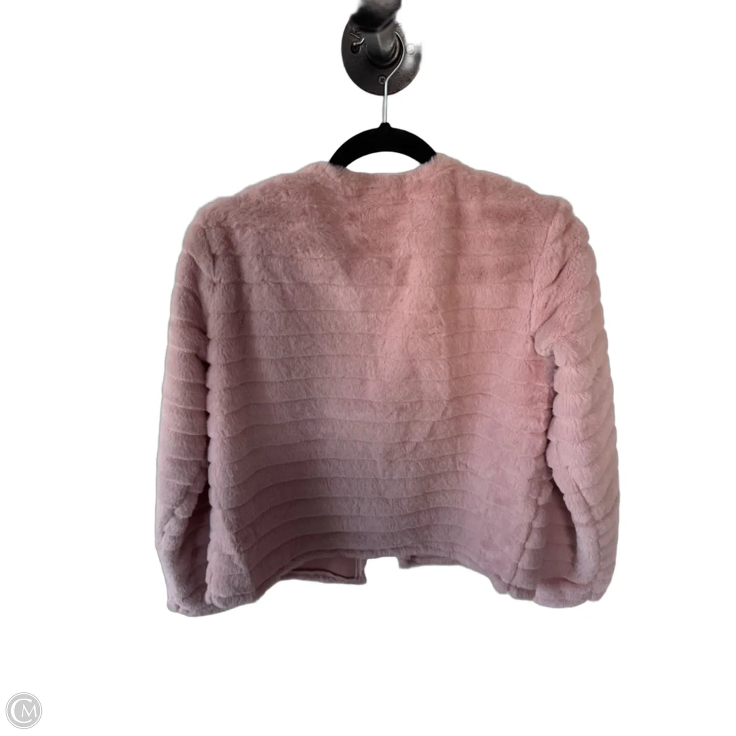 Jacket Faux Fur & Sherpa By Clothes Mentor In Pink, Size: S