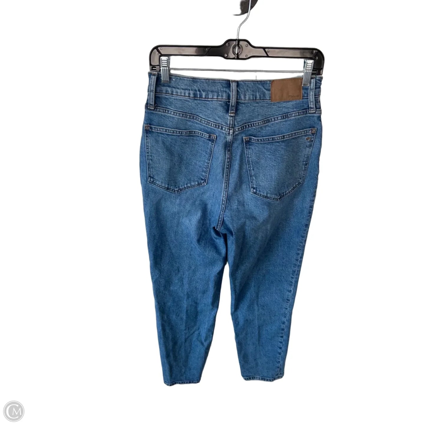 Jeans Straight By Madewell In Blue Denim, Size: 4