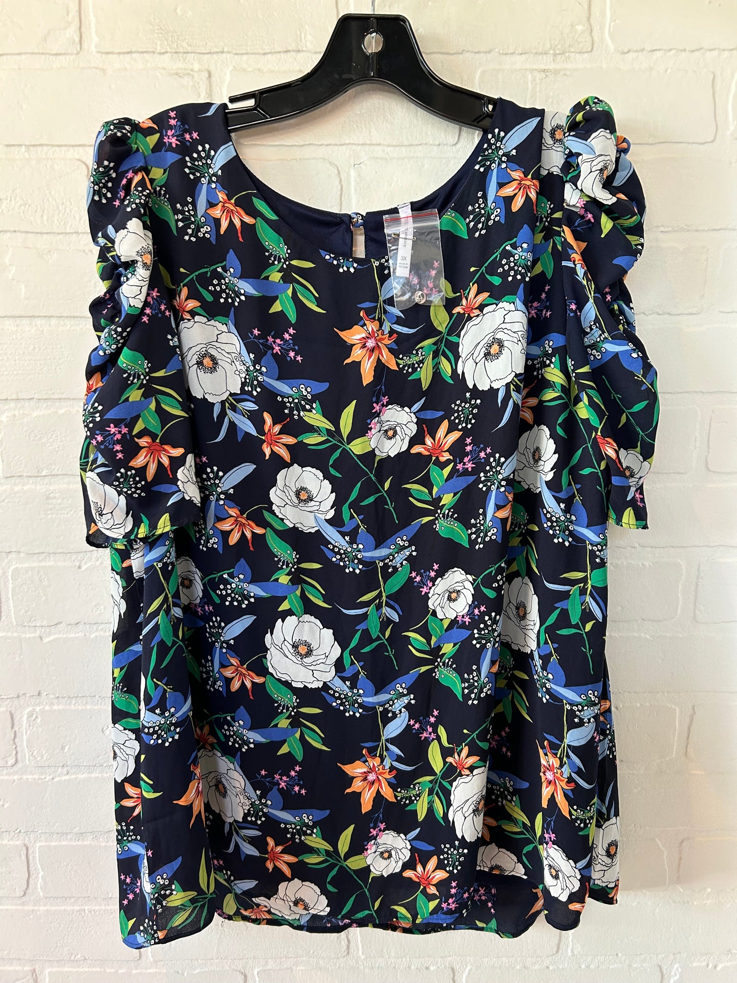 Blouse Short Sleeve By Clothes Mentor Size: 3x