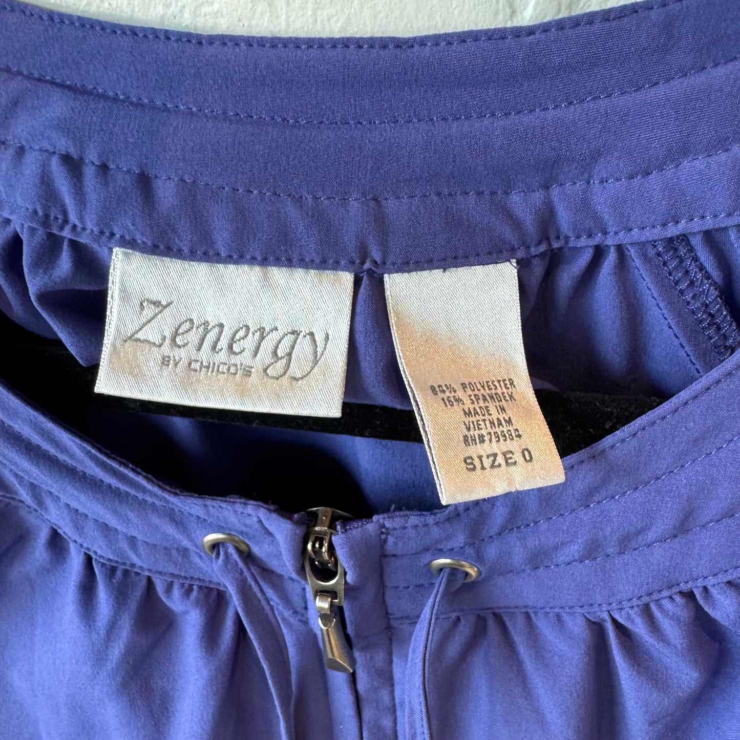 Jacket Other By Chicos In Purple, Size: Xs