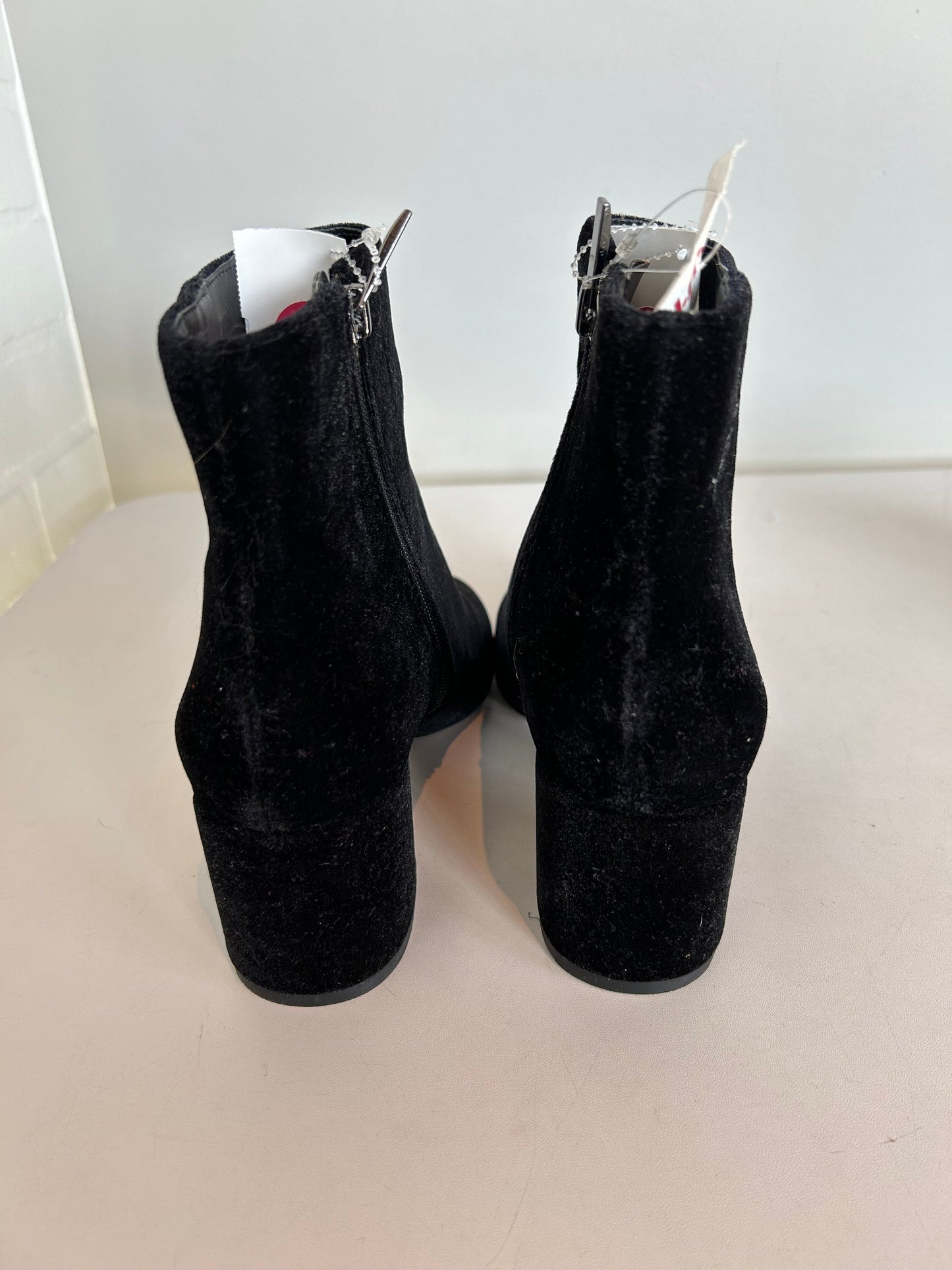 Boots Mid-calf Heels By Franco Sarto In Black, Size: 7