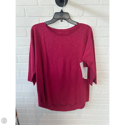 Tunic 3/4 Sleeve By Chicos In Pink, Size: M