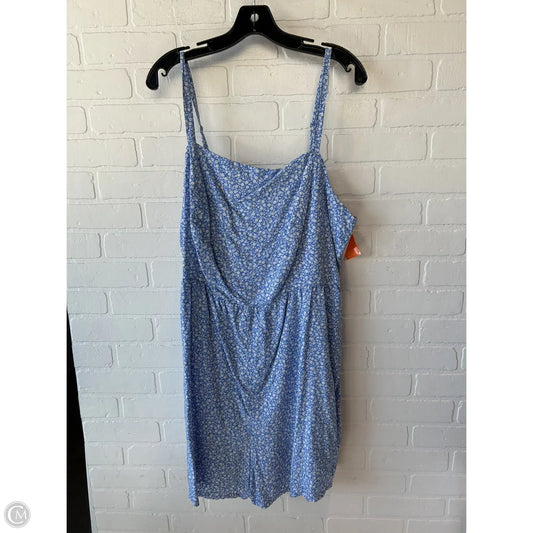 Romper By Old Navy In Blue & White, Size: 2x