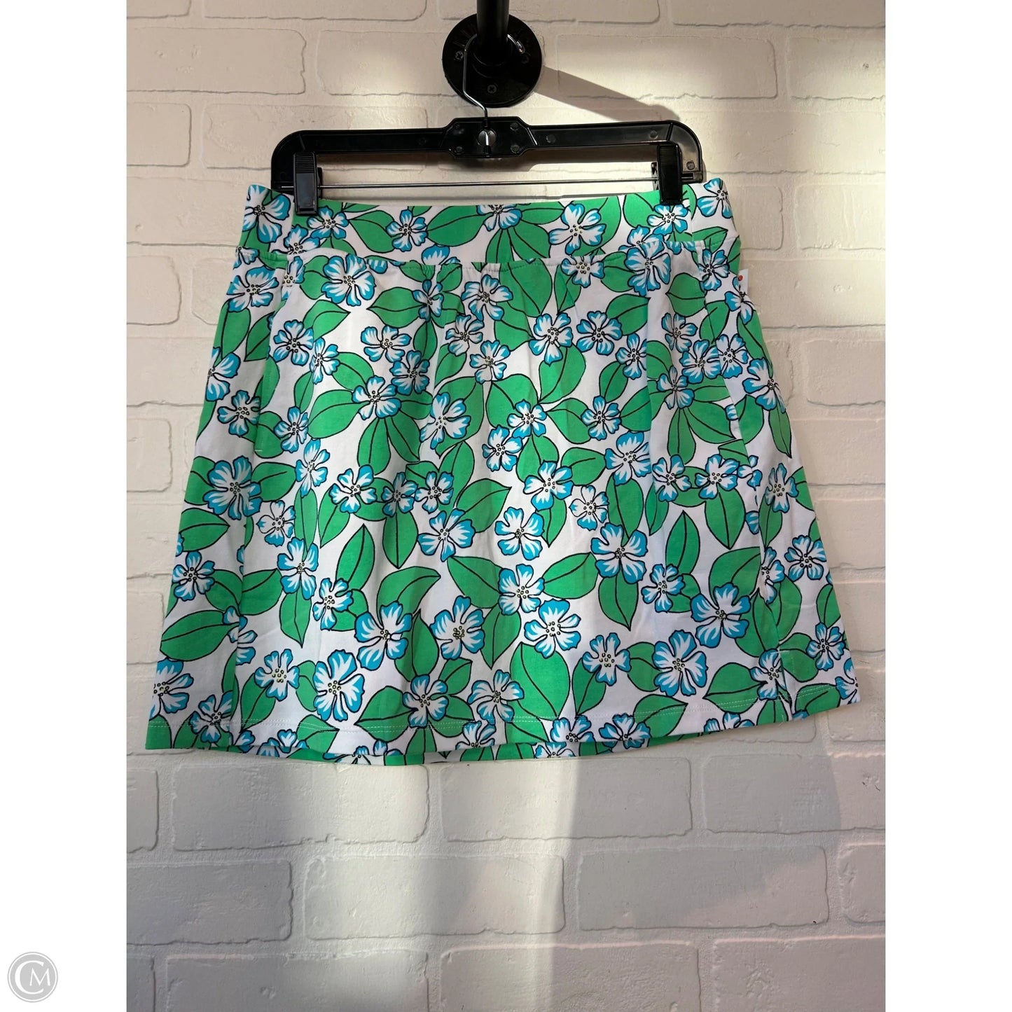 Skort By Talbots In Blue & Green, Size: 10p
