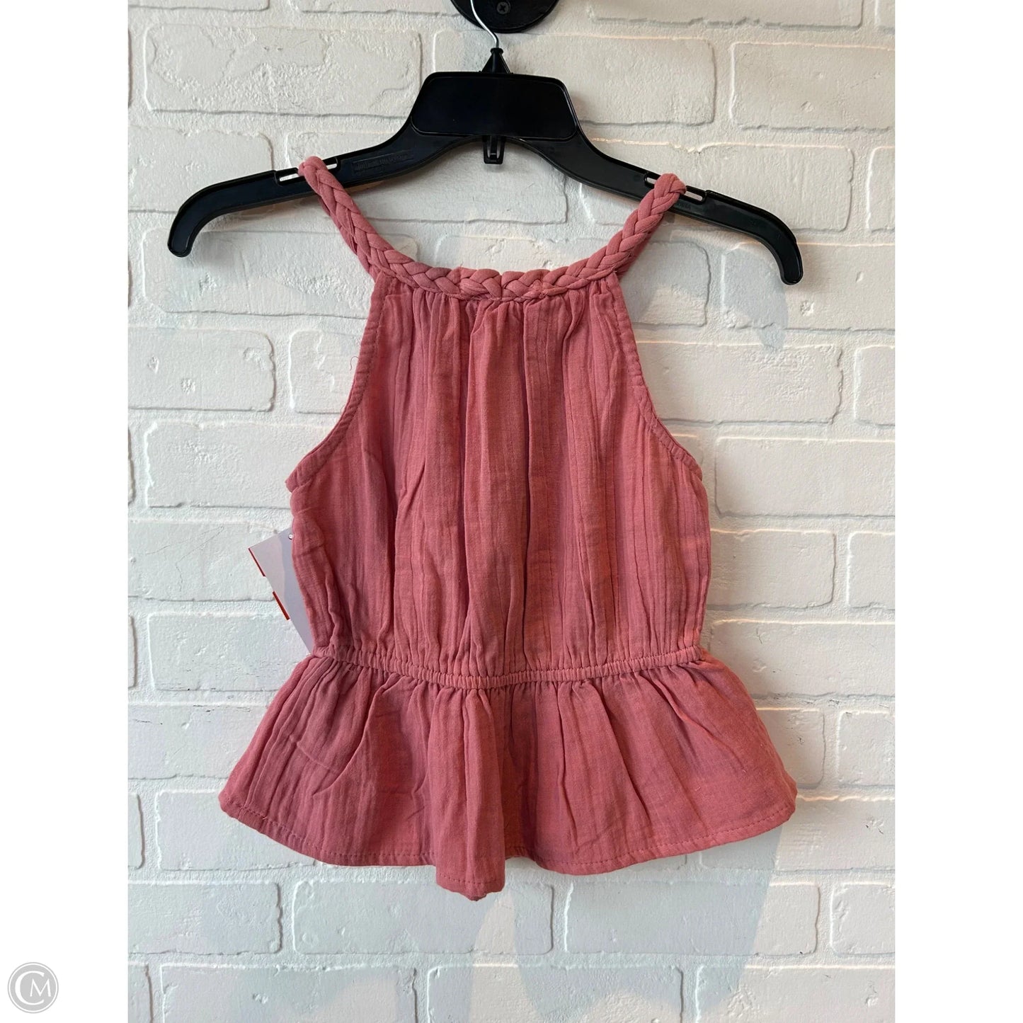 Top Sleeveless By SIM & SAM In Pink, Size: S
