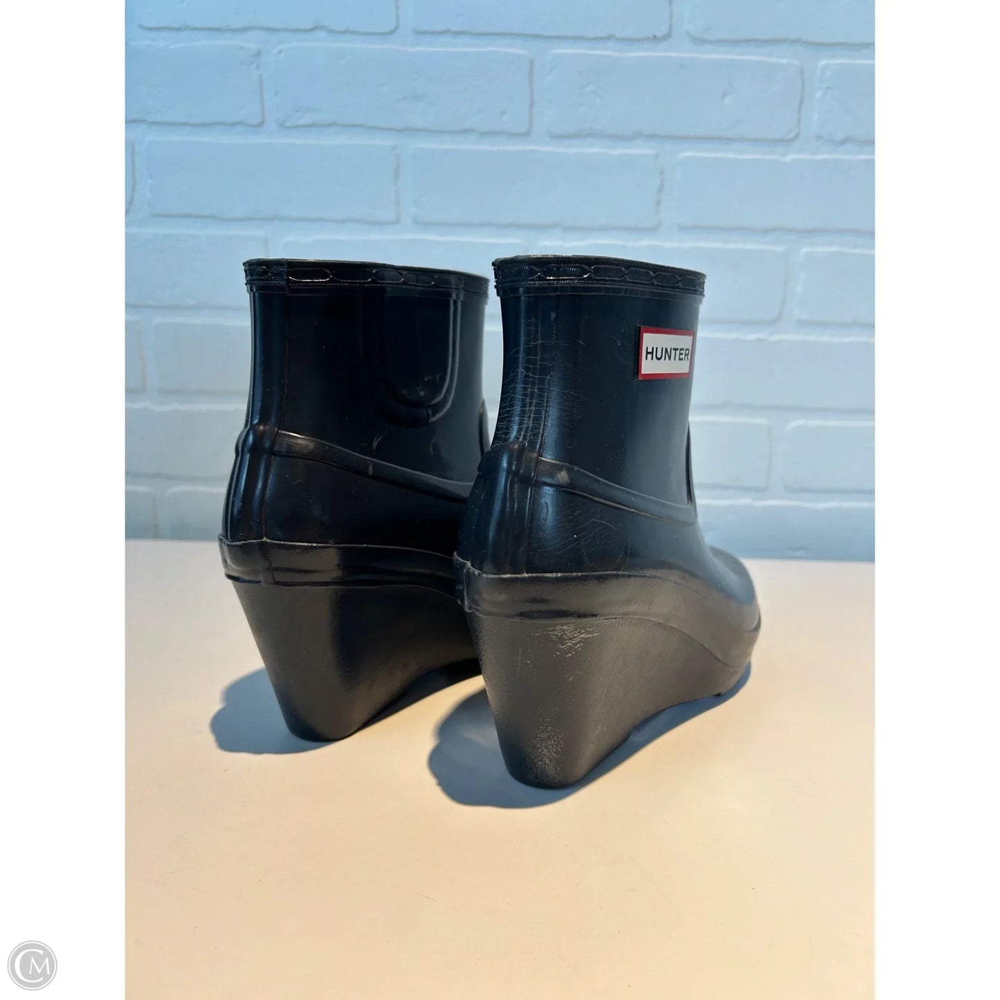 Boots Rain By Hunter In Navy, Size: 6